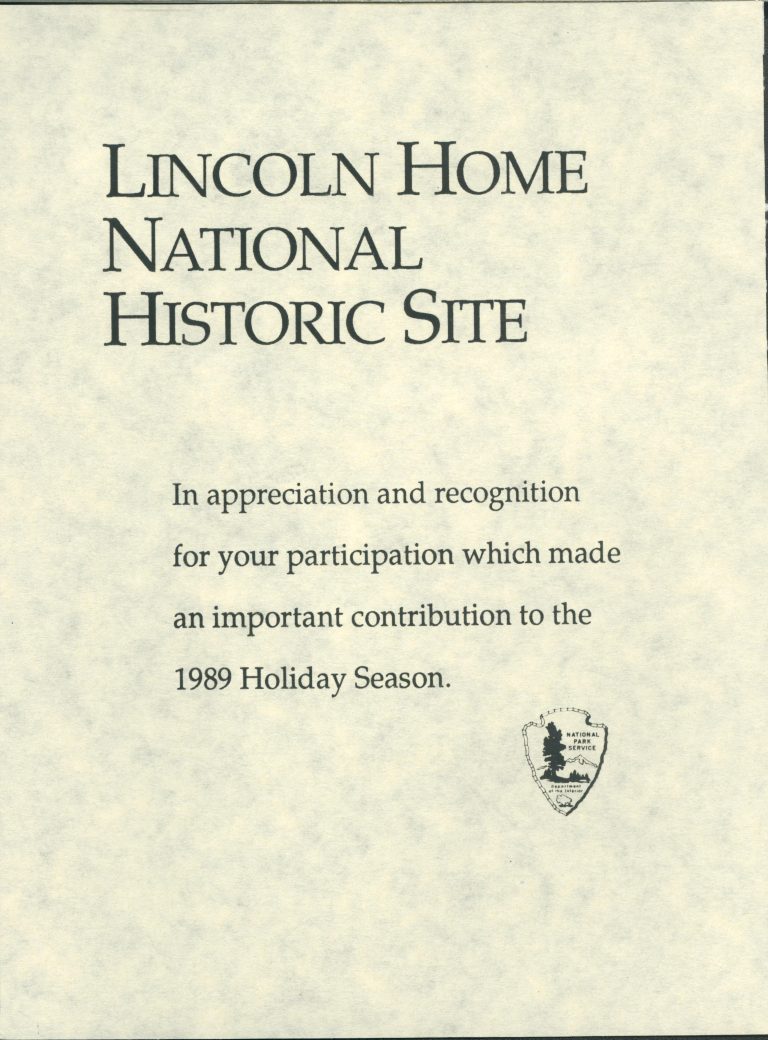 NA Lincoln Home NHS- Christmas in Licoln Neighborhood Awards Ceremony Christmas, neighborhood, ceremony