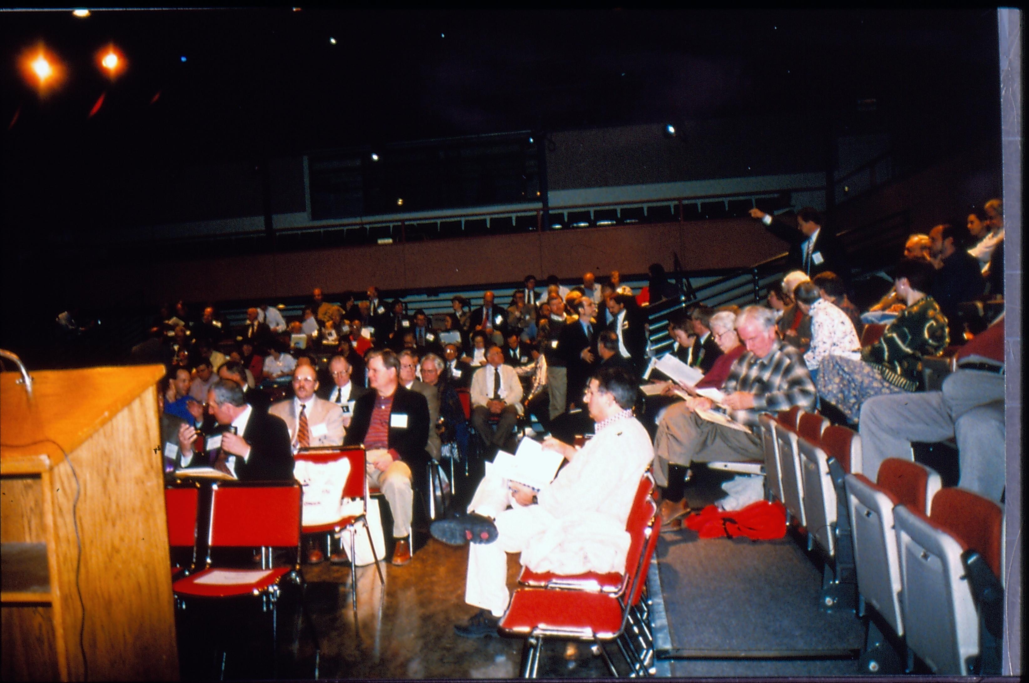 Attendees seated in lecture room. 1997 Colloq (color slides) Colloquium, 1997