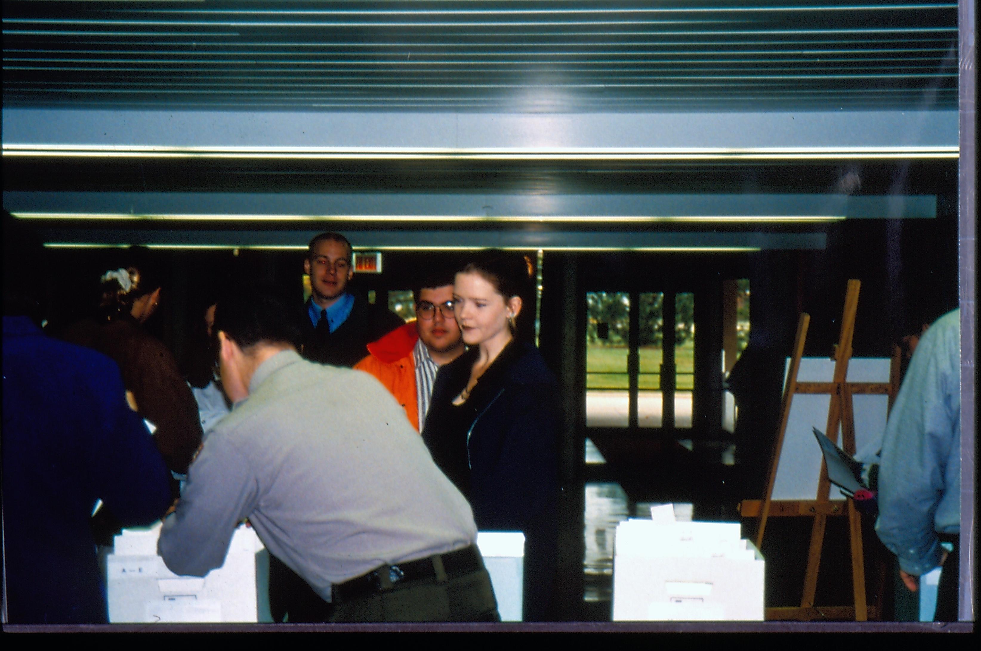 Registration table 1997 Colloq (color slides) Colloquium, 1997