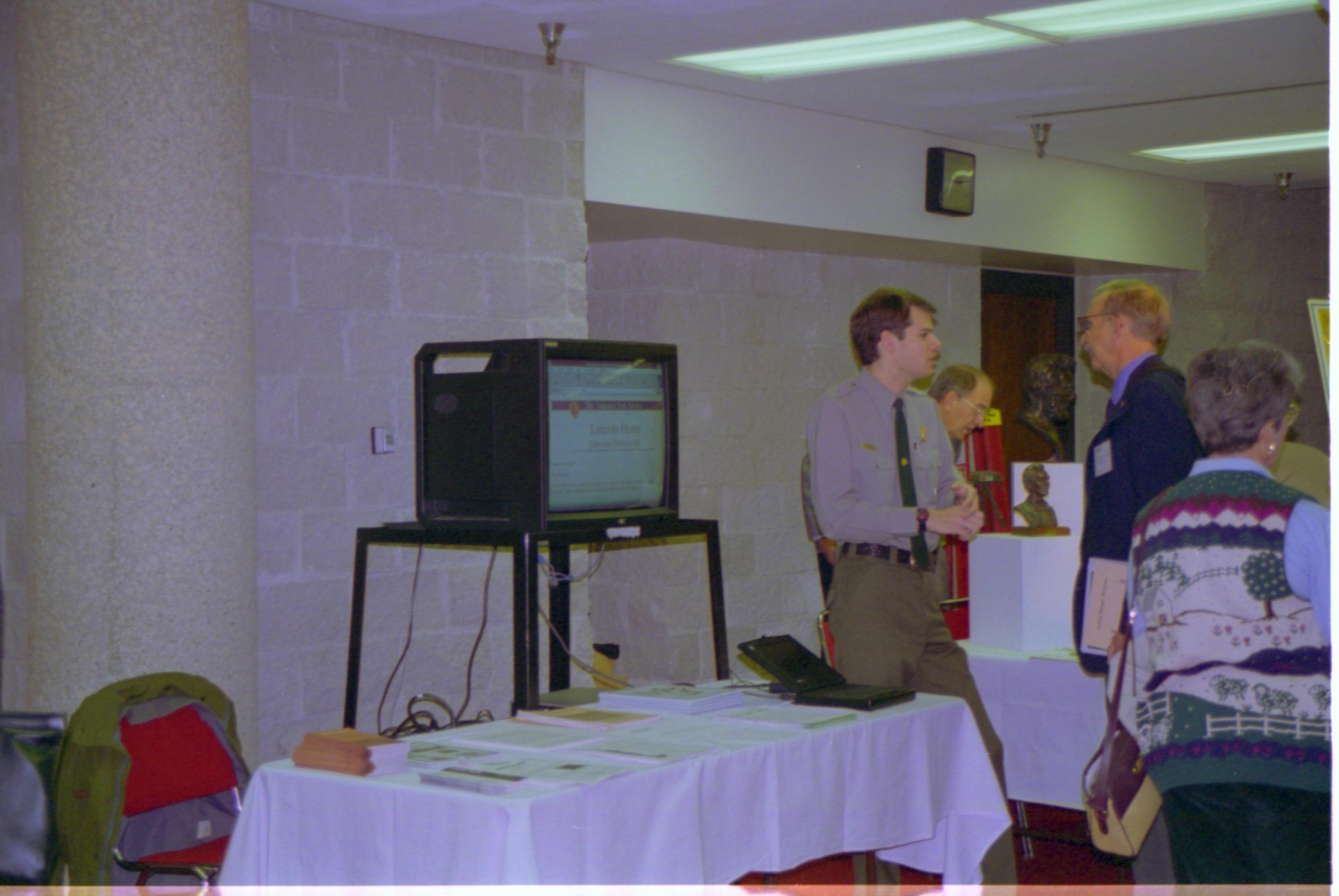 Ranger and man at LIHO website exhibit 4-1997 Colloq (color); 17 Colloquium, 1997