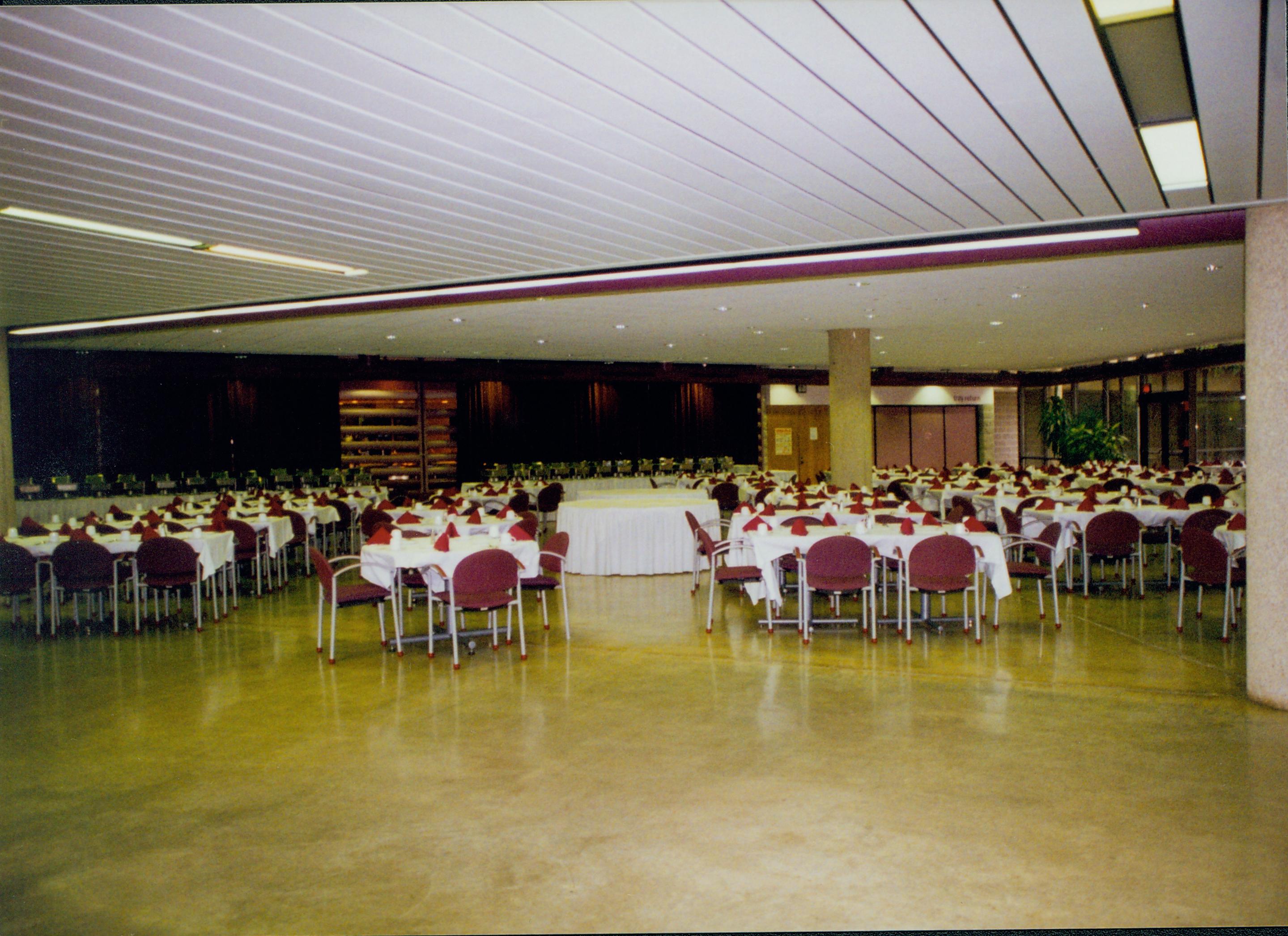 Dining set-up 5-1997 Colloq (color); 32 Colloquium, 1997