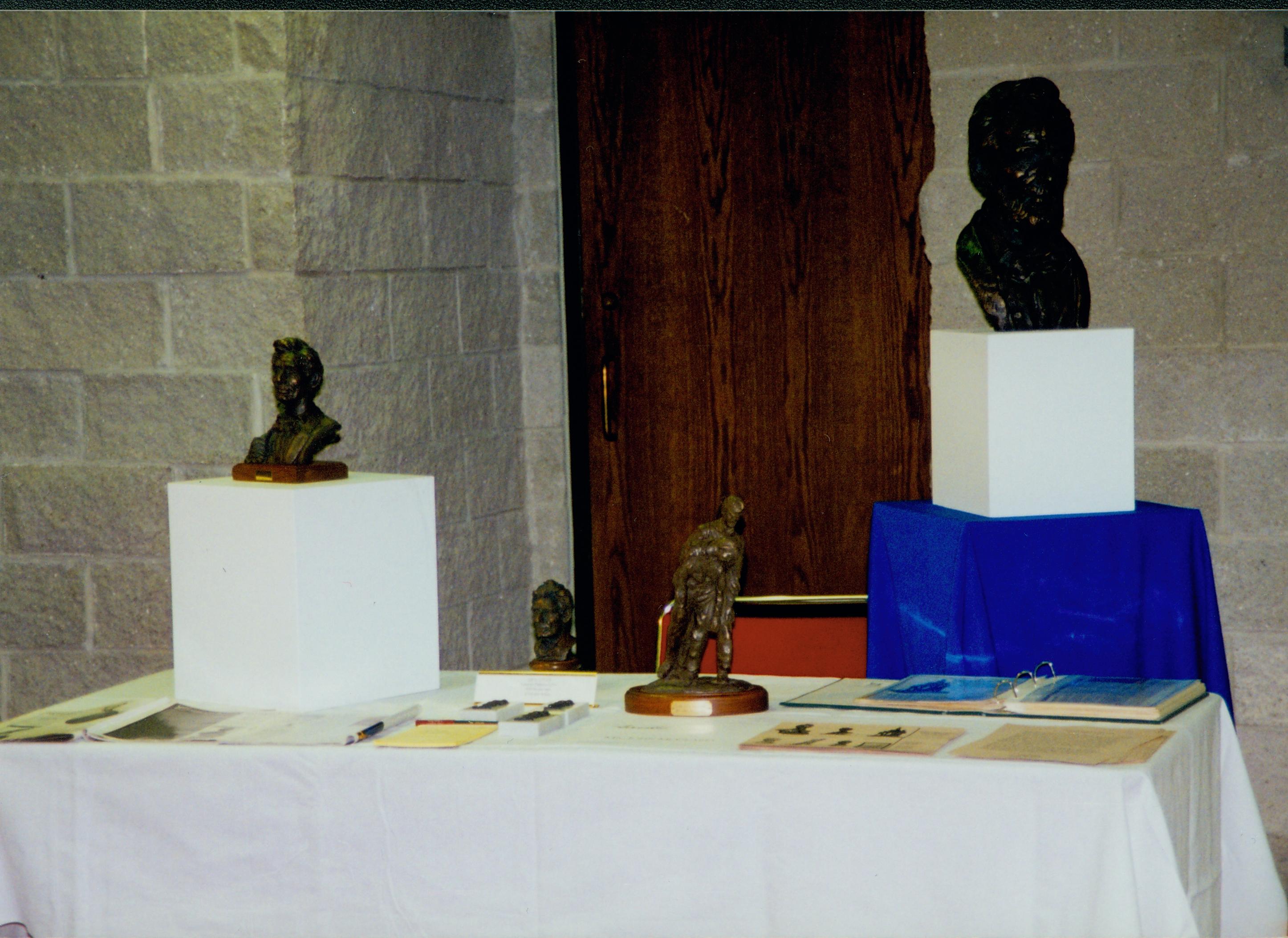 Sculpture exhibit table 1-1997 Colloq (color); 34 Colloquium, 1997