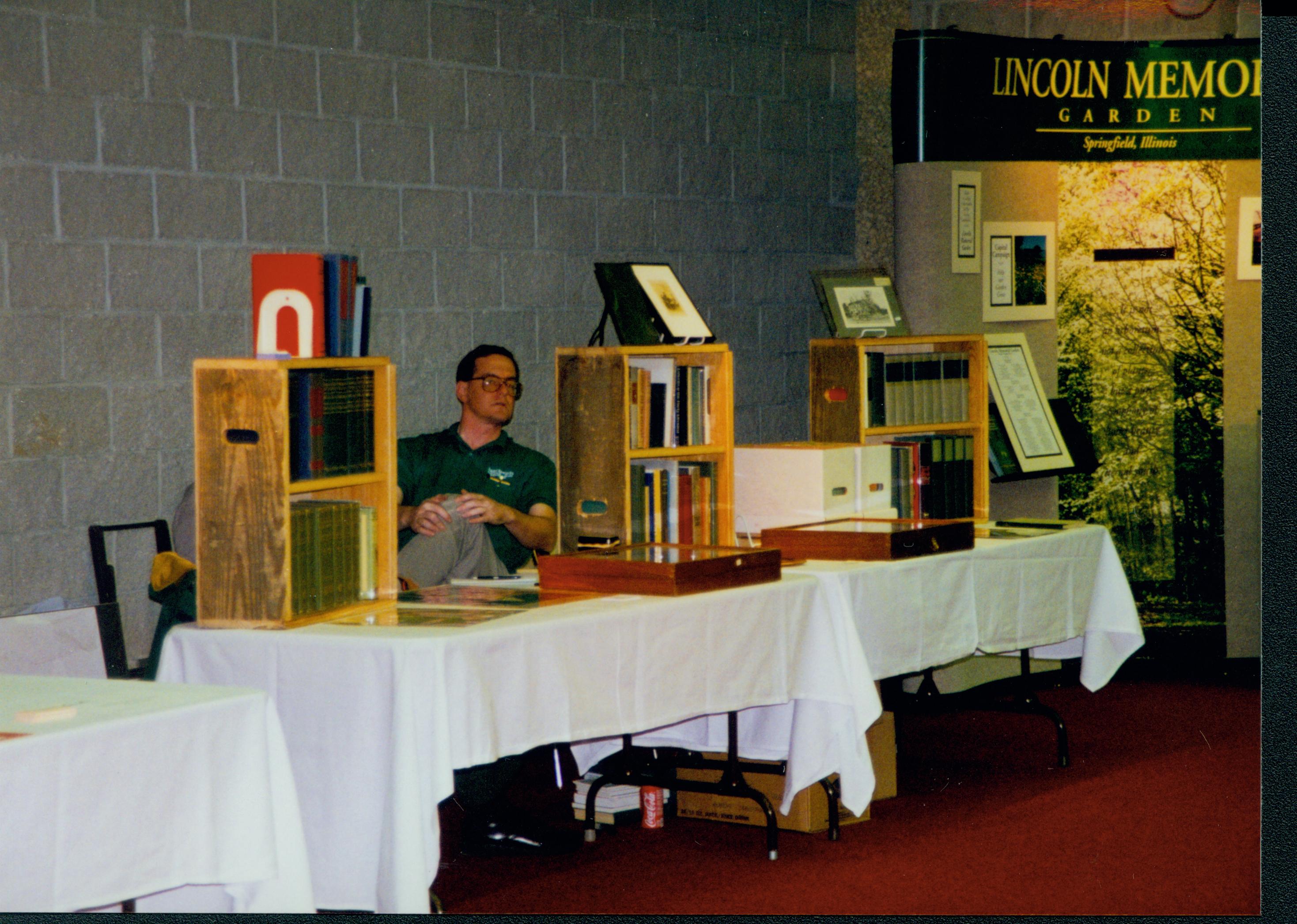 Exhibit and book table. 1-1997 Colloq (color); 35 Colloquium, 1997