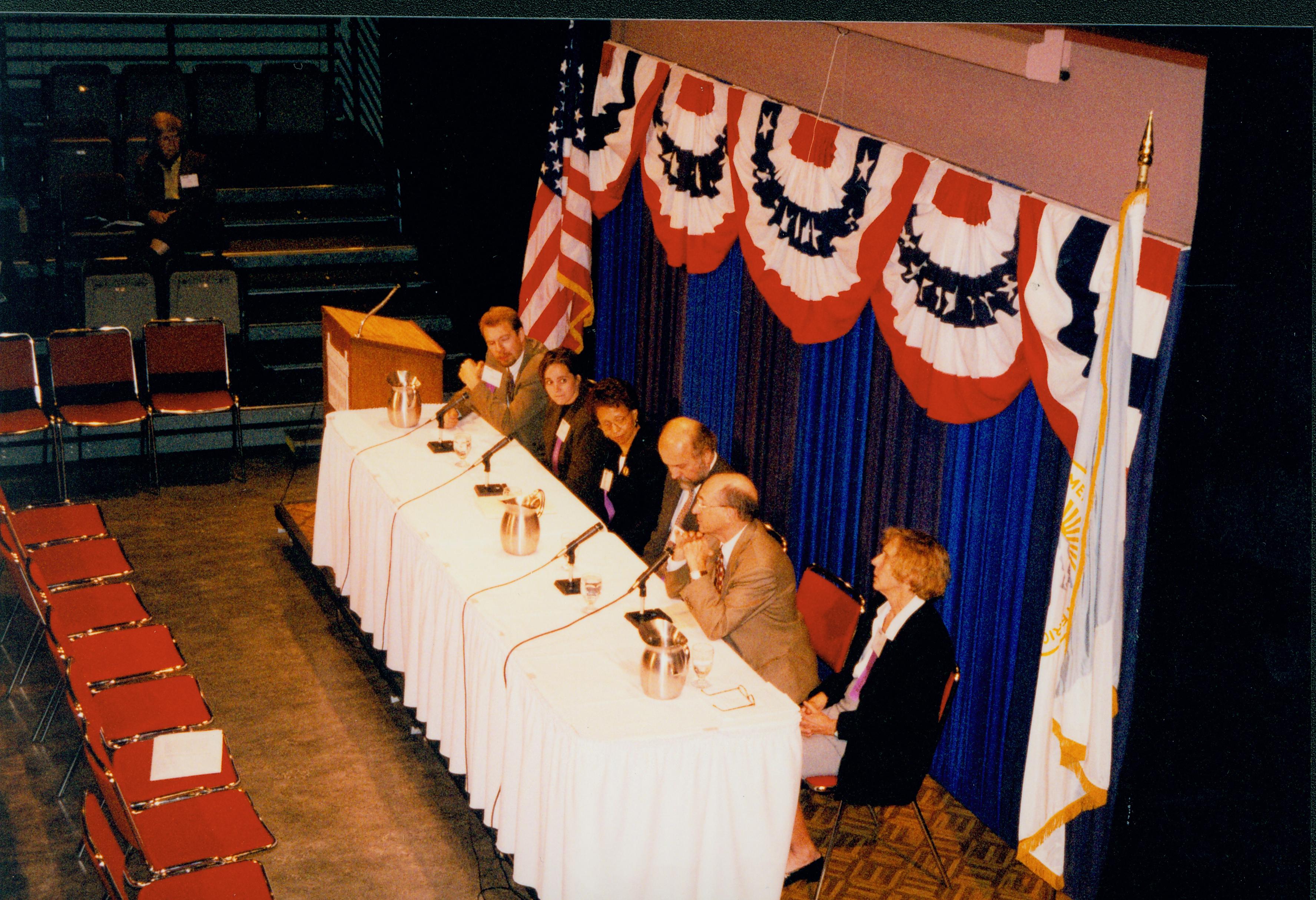 Colloquium - Panel session (distant, side view). 1999-12; 12 Colloquium, 1999