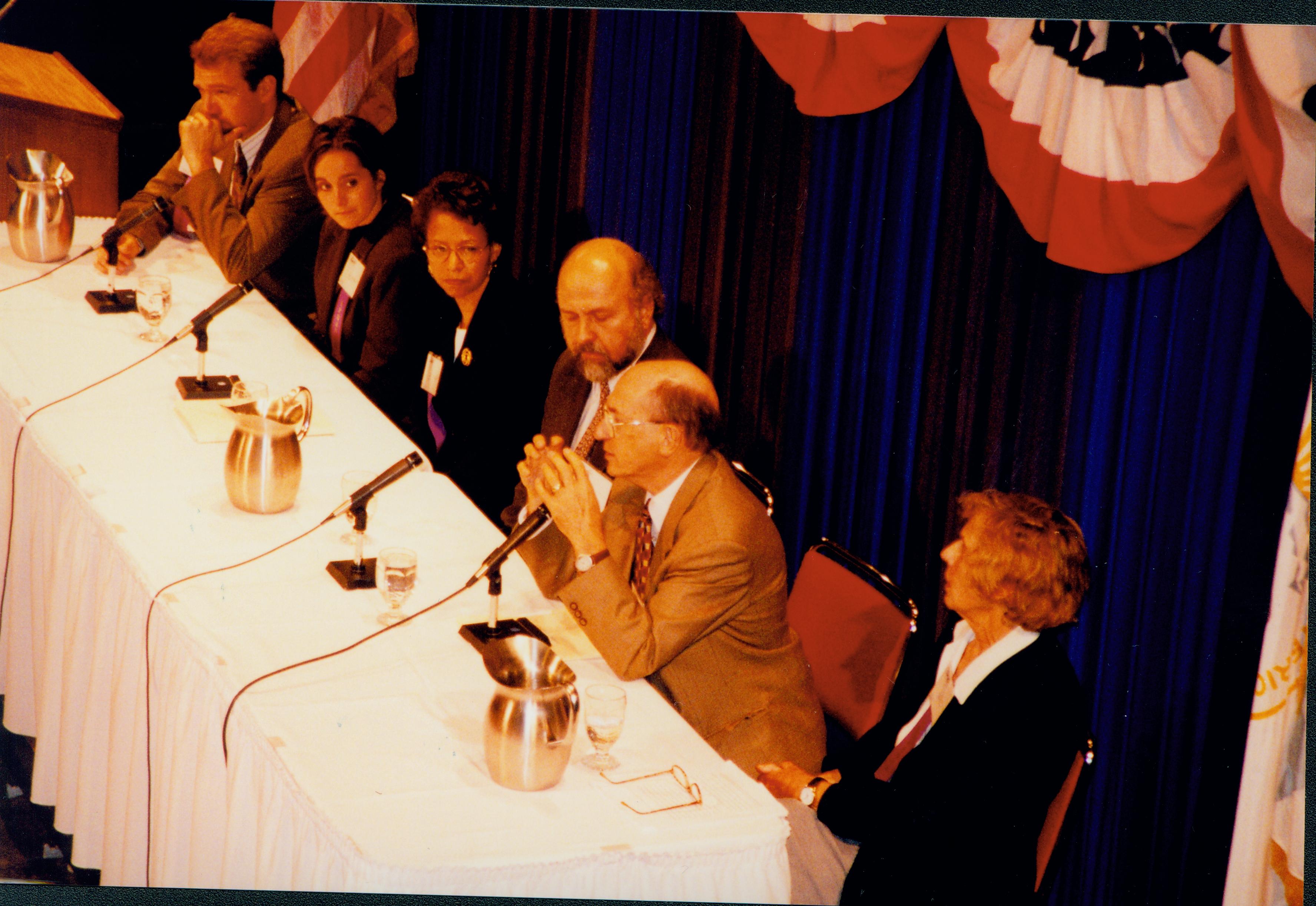Colloquium - Panel session (side view, close up). 1999-12; 14 Colloquium, 1999