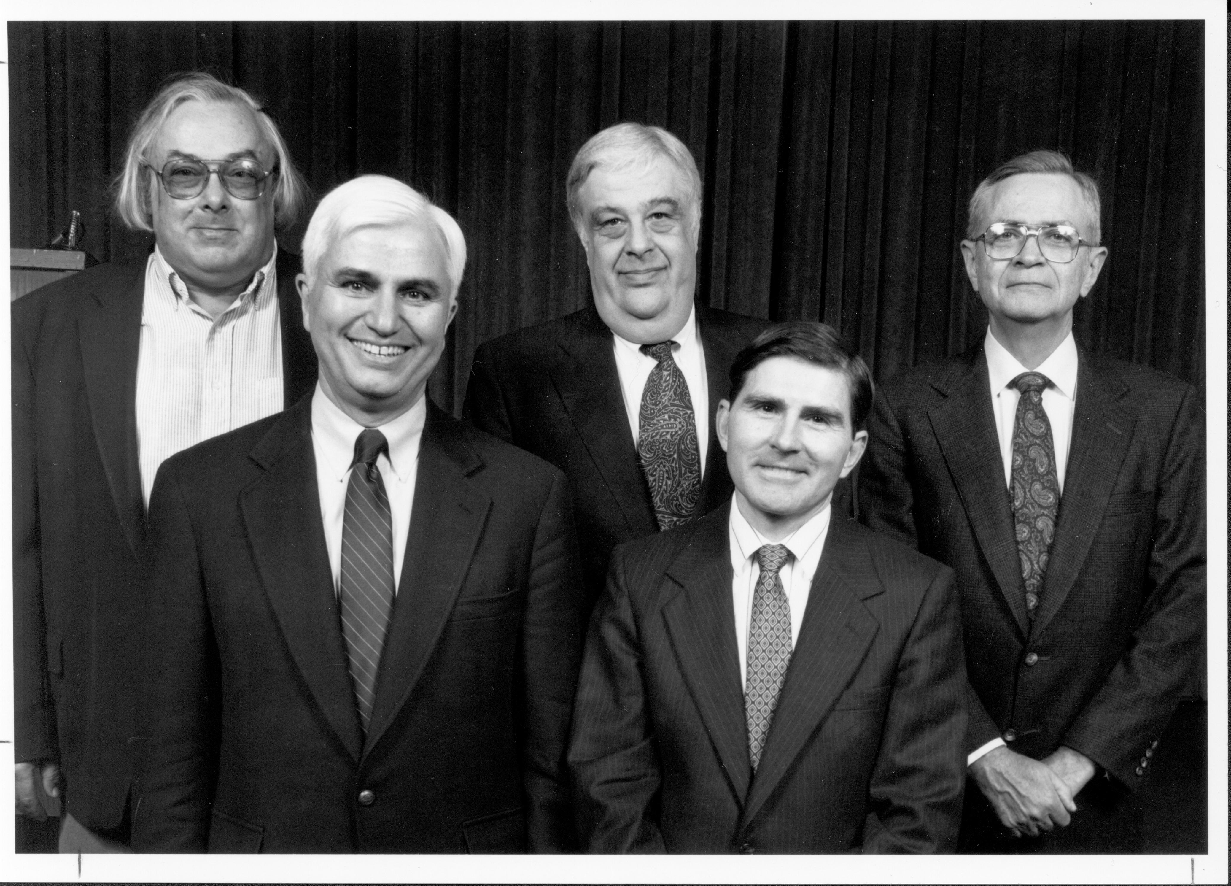 Participants - 1992, posing for picture. #2 Lincoln, Colloquium