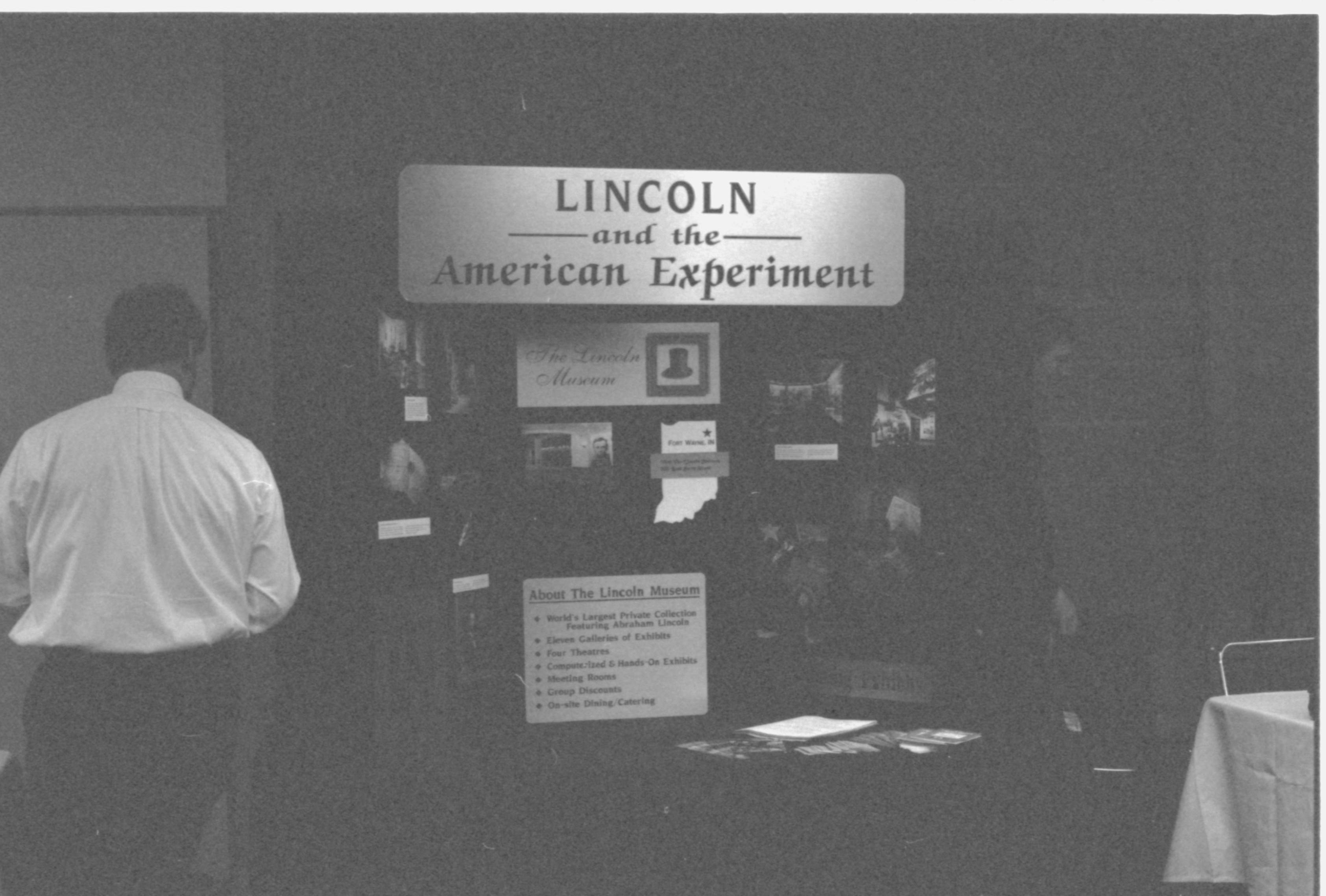 Lincoln and the American Experiment exhibit 2-1997 Colloq (b/w) Colloquium, 1997