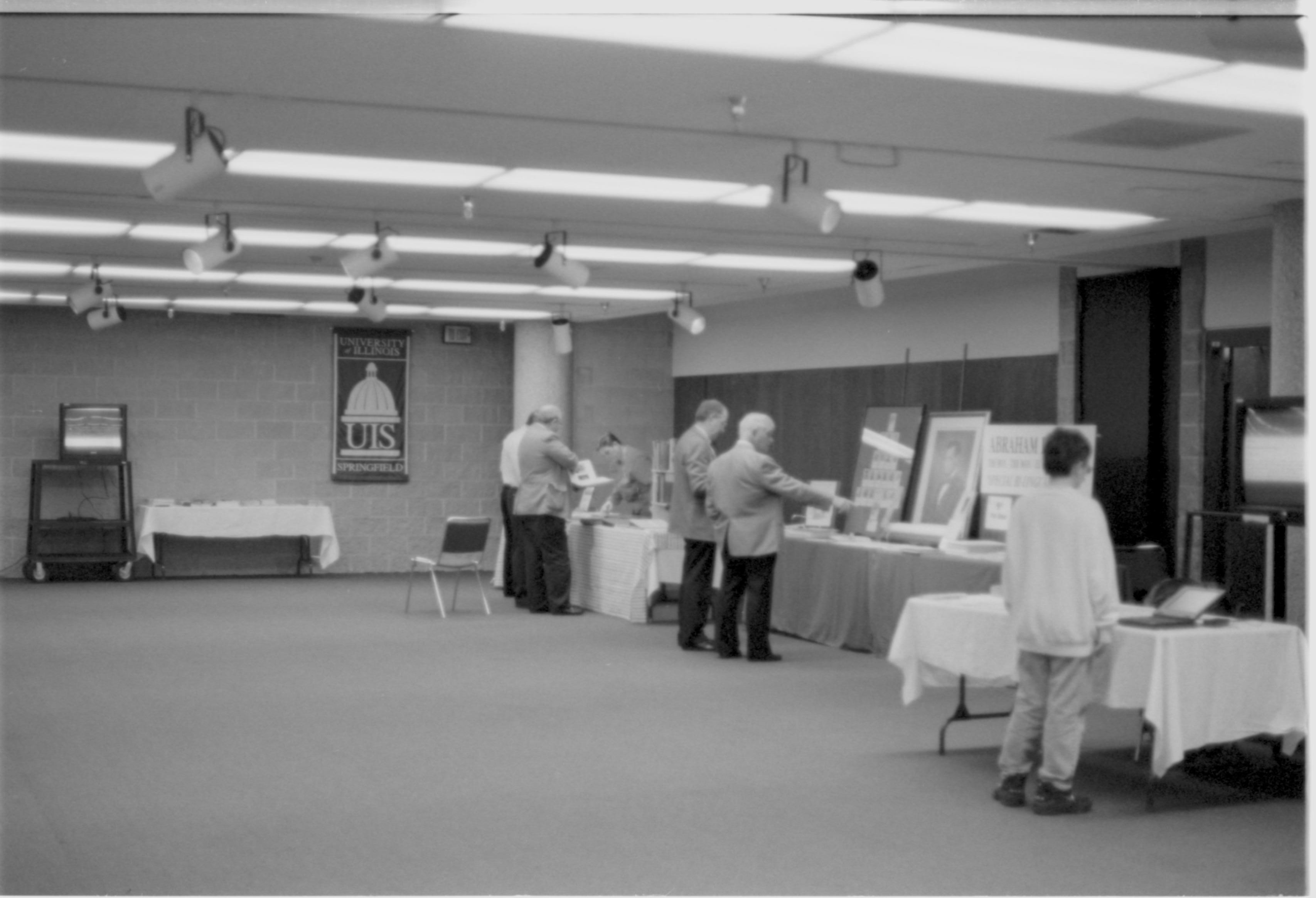 Exhibit Hall 3-1997 Colloq (b/w); 7 Colloquium, 1997