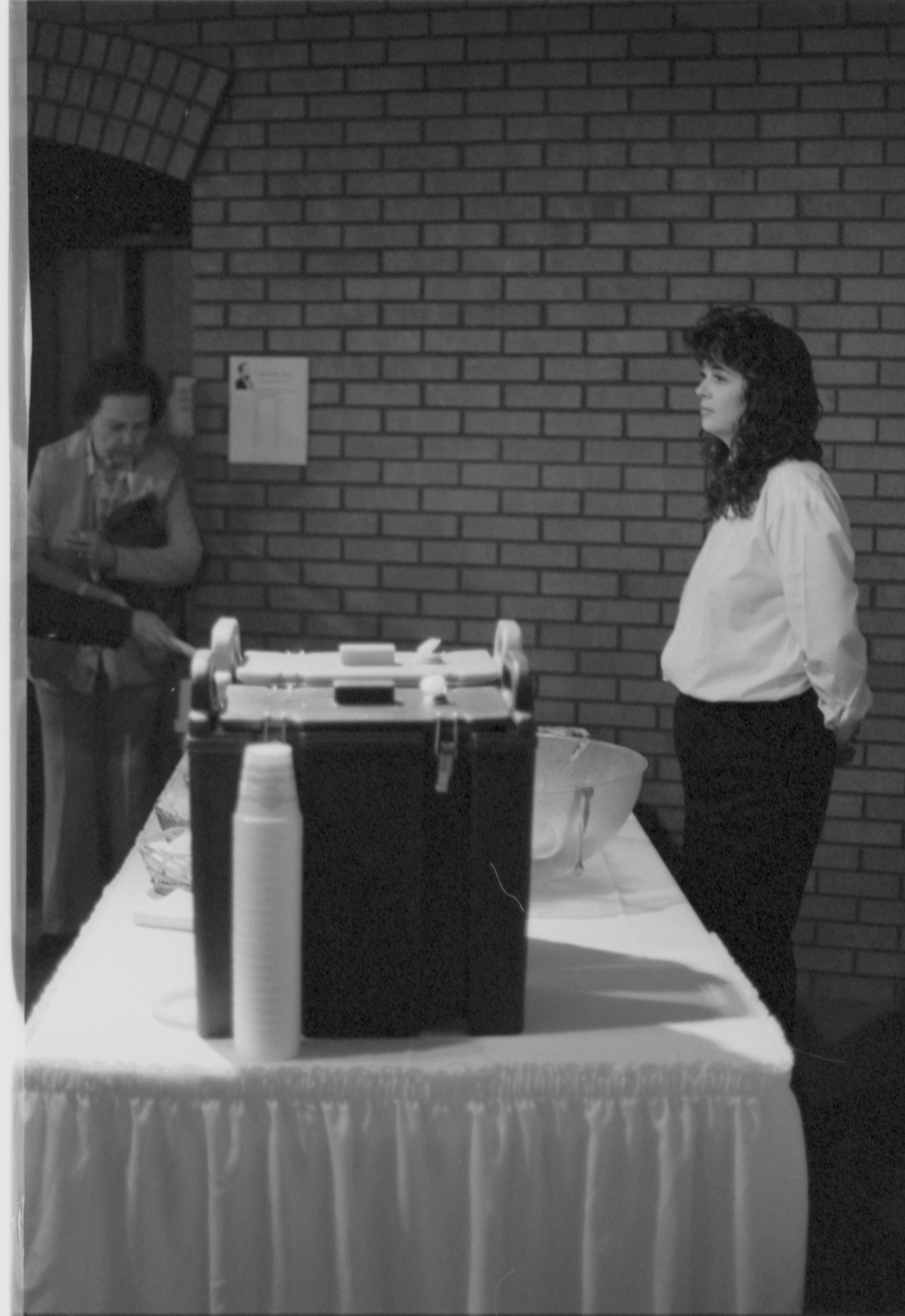 Refreshment Table 3-1997 Colloq (b/w); 15 Colloquium, 1997