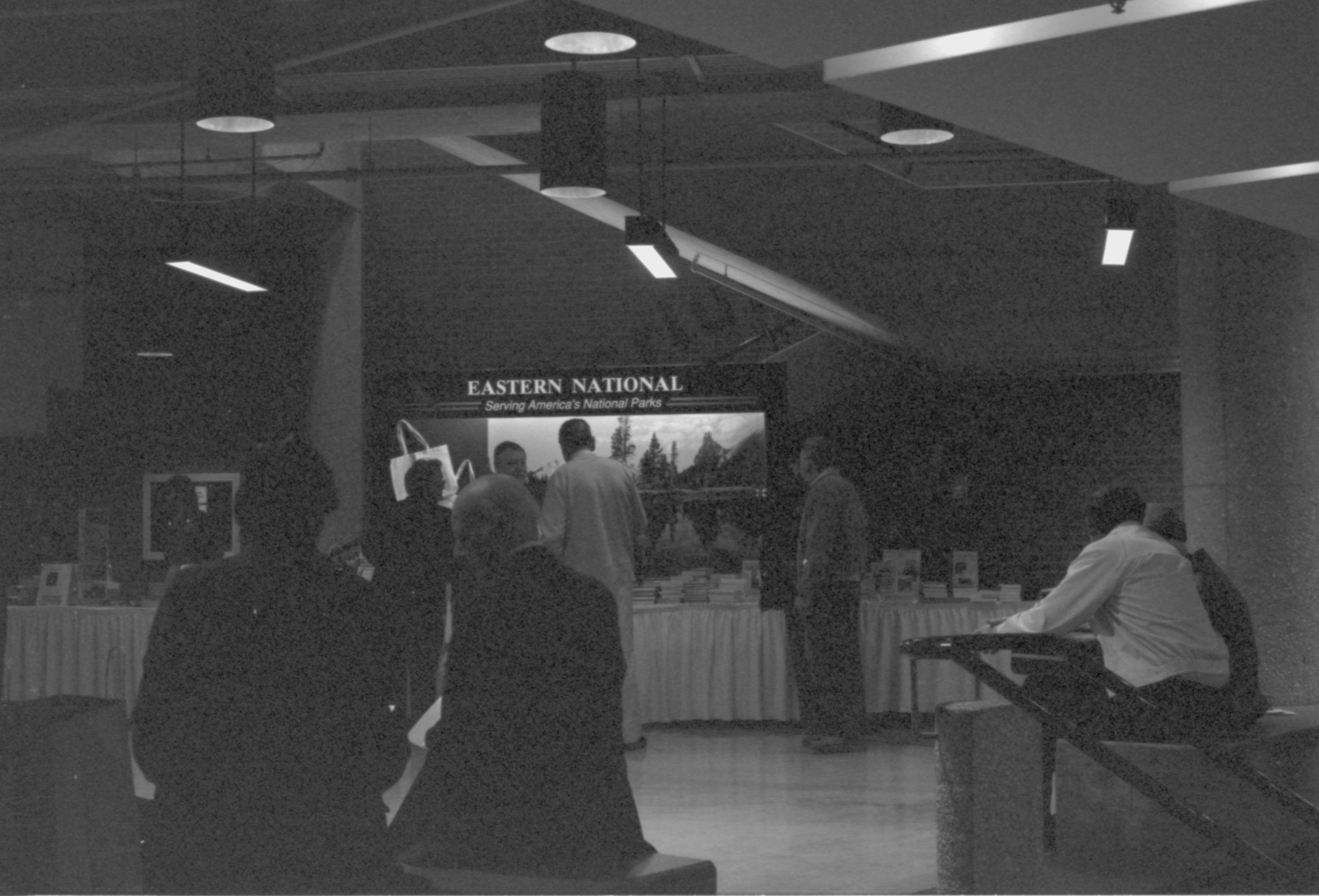 Eastern National display and gathering area 1-1997 Colloq (b/w) Colloquium, 1997