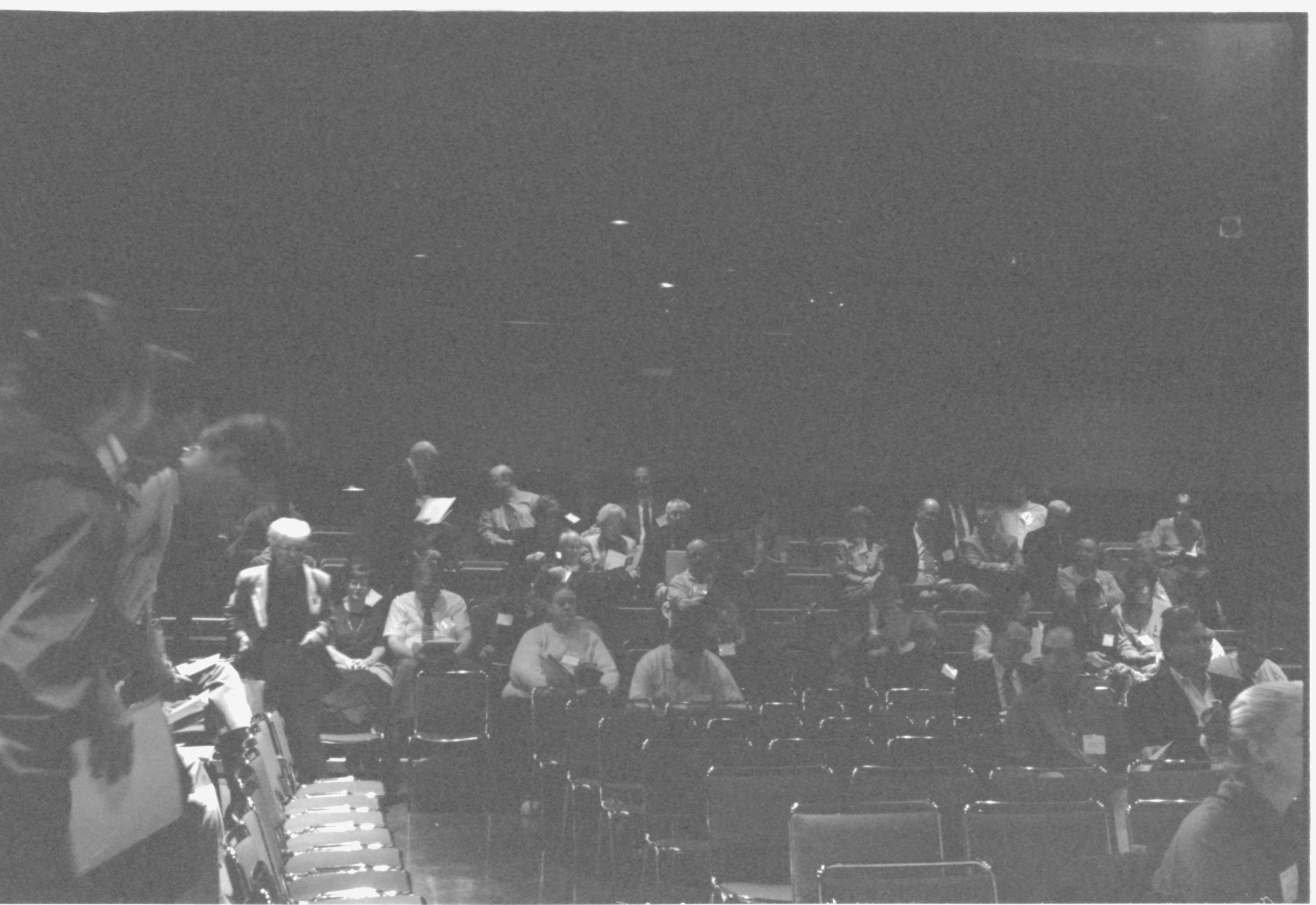 Lecture hall with audience  4-1997 Colloq (b/w); 9 Colloquium, 1997