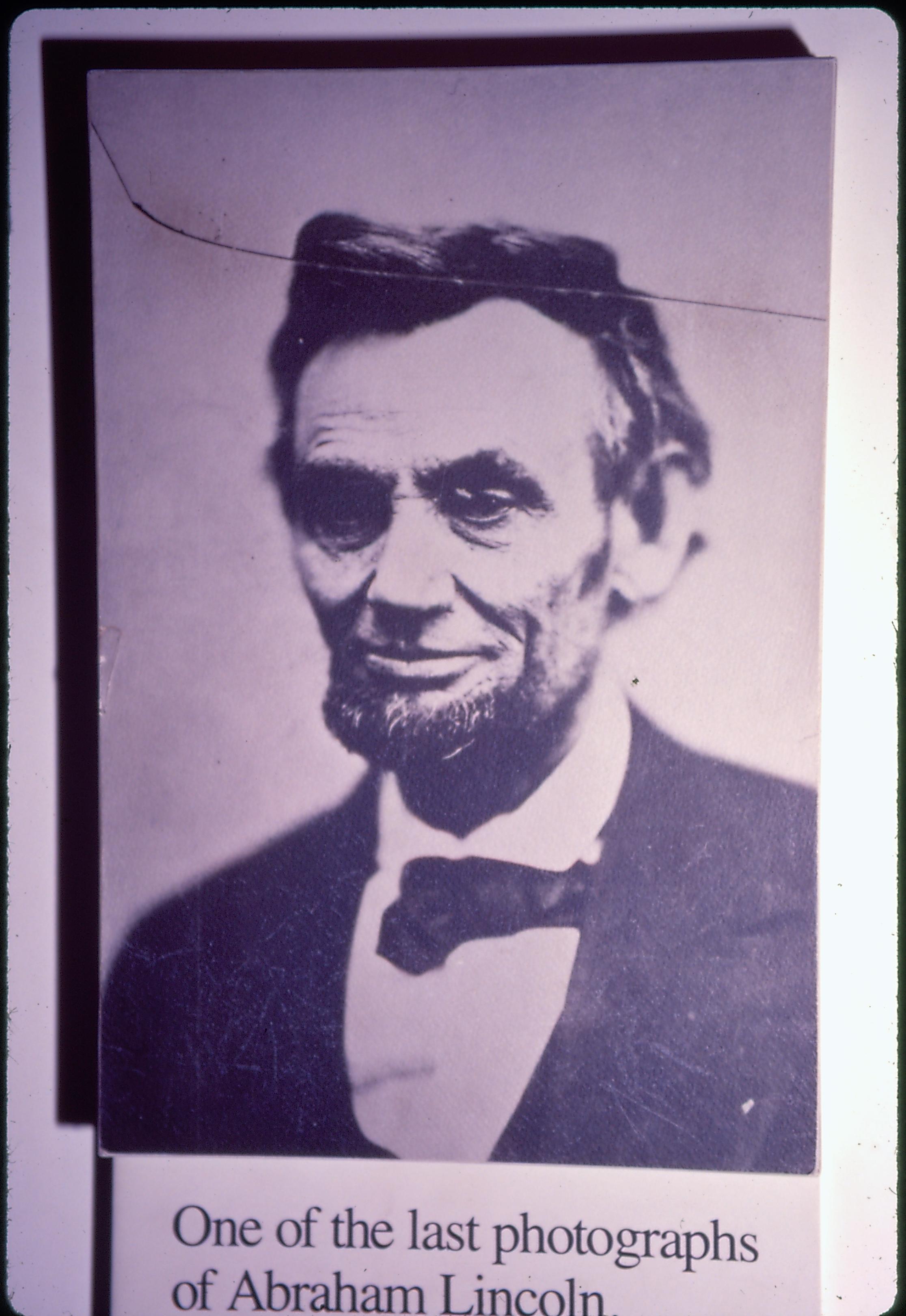 One of the last photographs of Abraham Lincoln Lincoln, Portraits