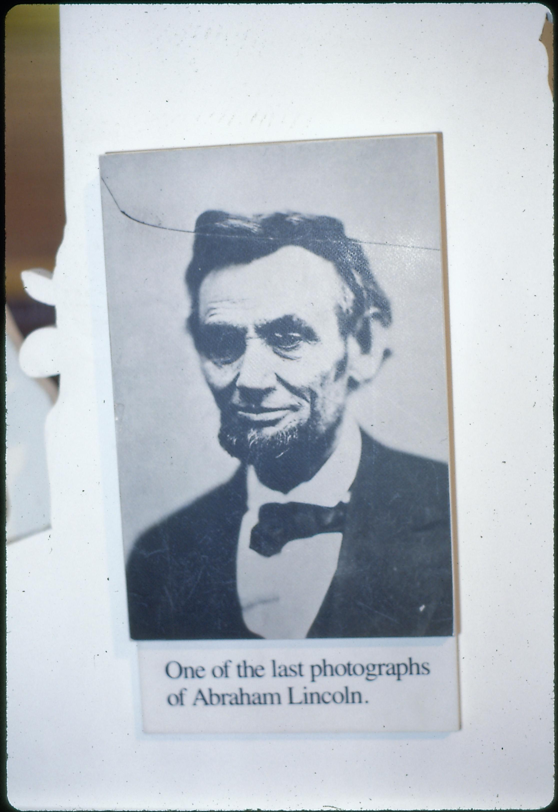 One of the last photos of Abraham Lincoln Lincoln, Portraits