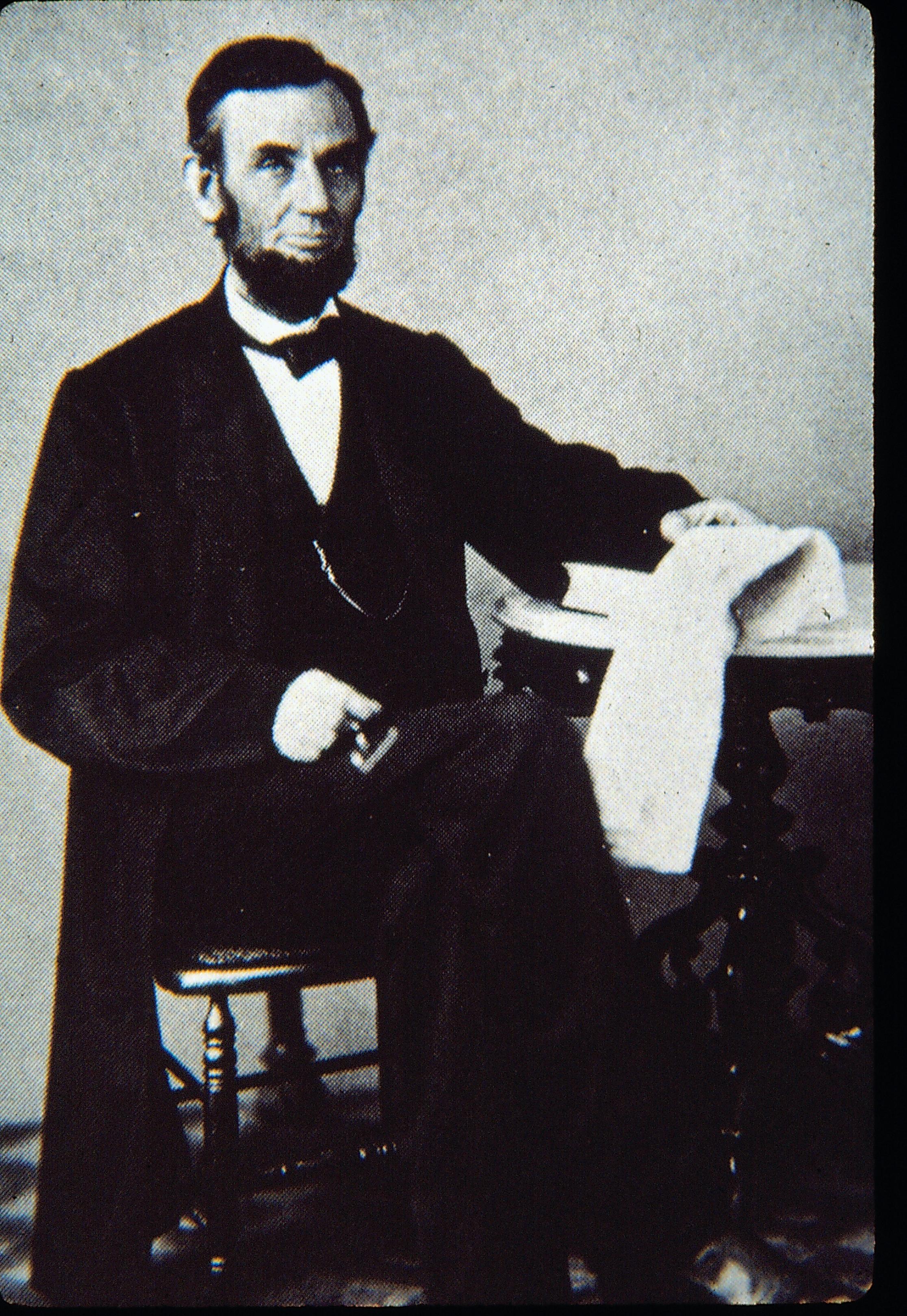 Lincoln sitting Lincoln, Portraits