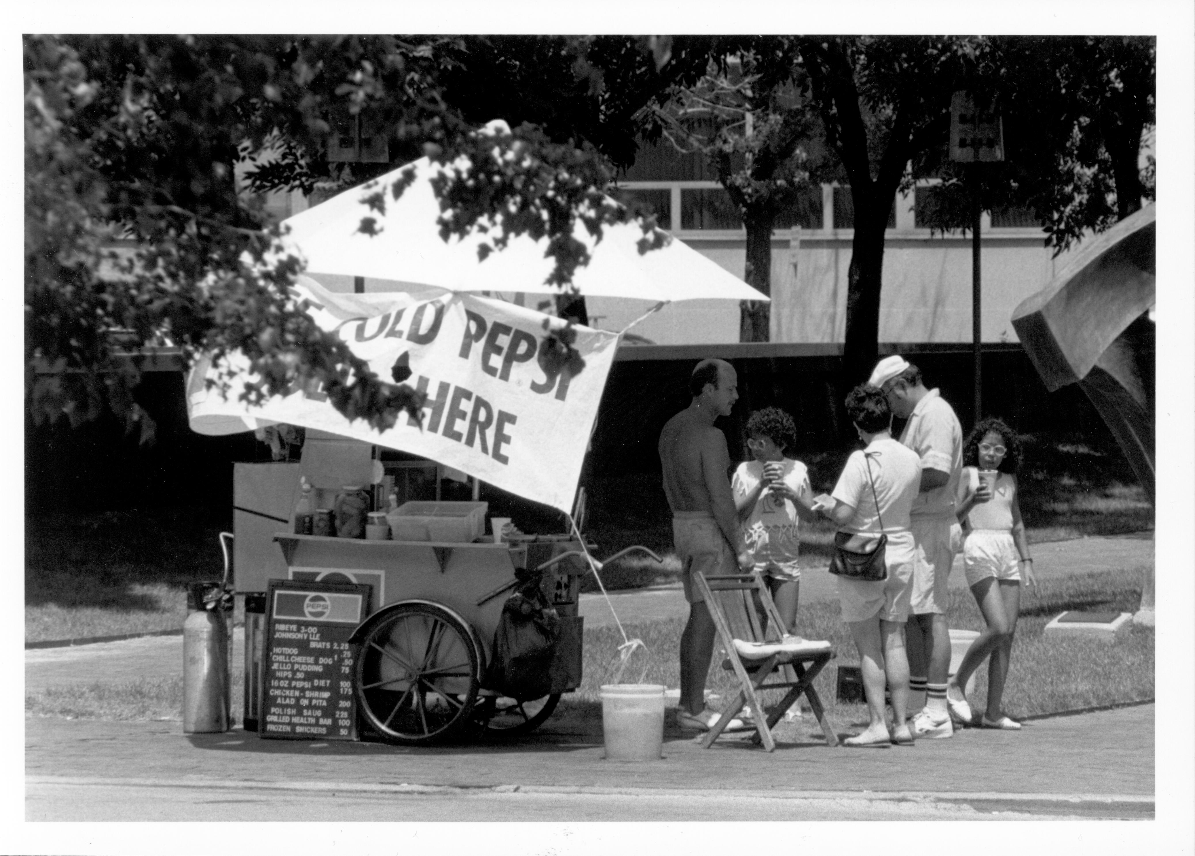 Vendor Location on 8th & Capitol; June 6, 1990 Food Vendors