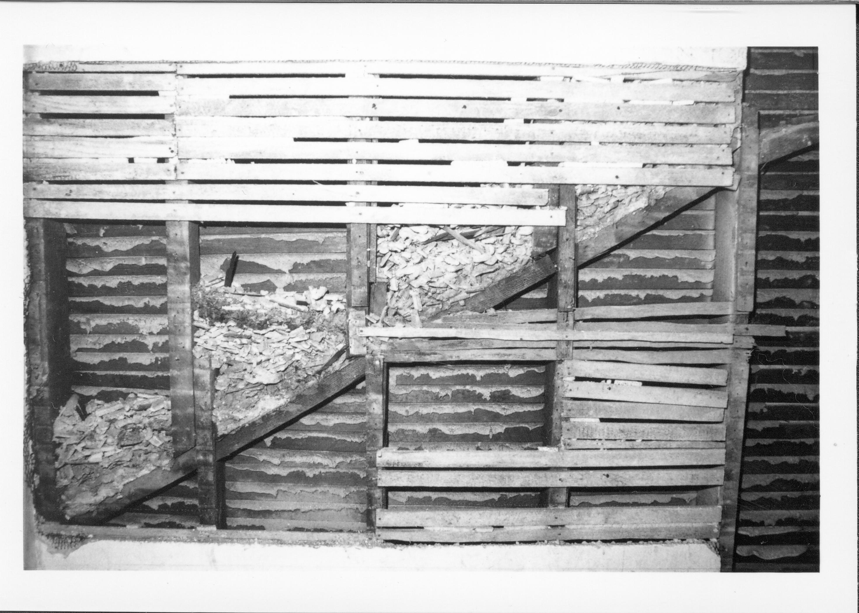 Condell House, lath work and behind. Condell, Lath Work