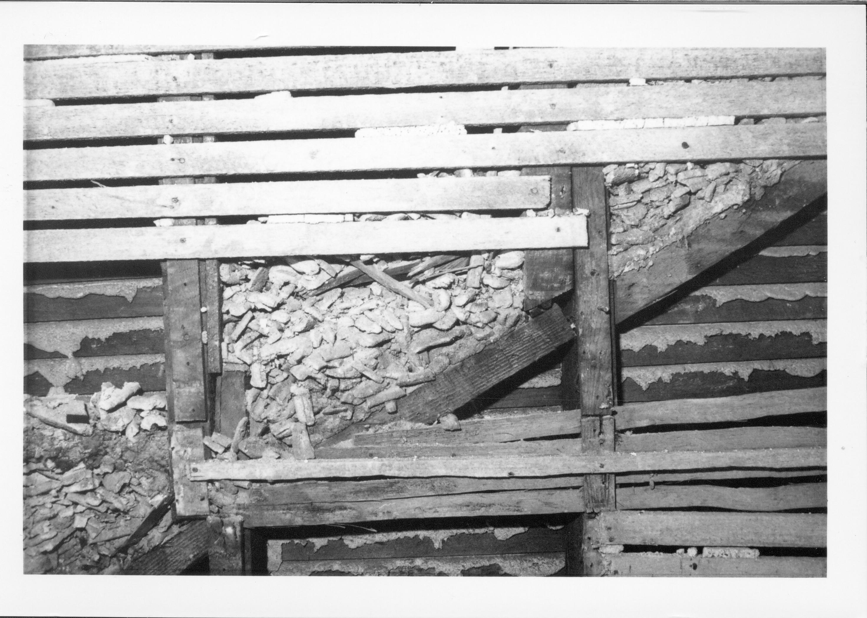 Condell House, lath work and behind. Condell, Lath Work