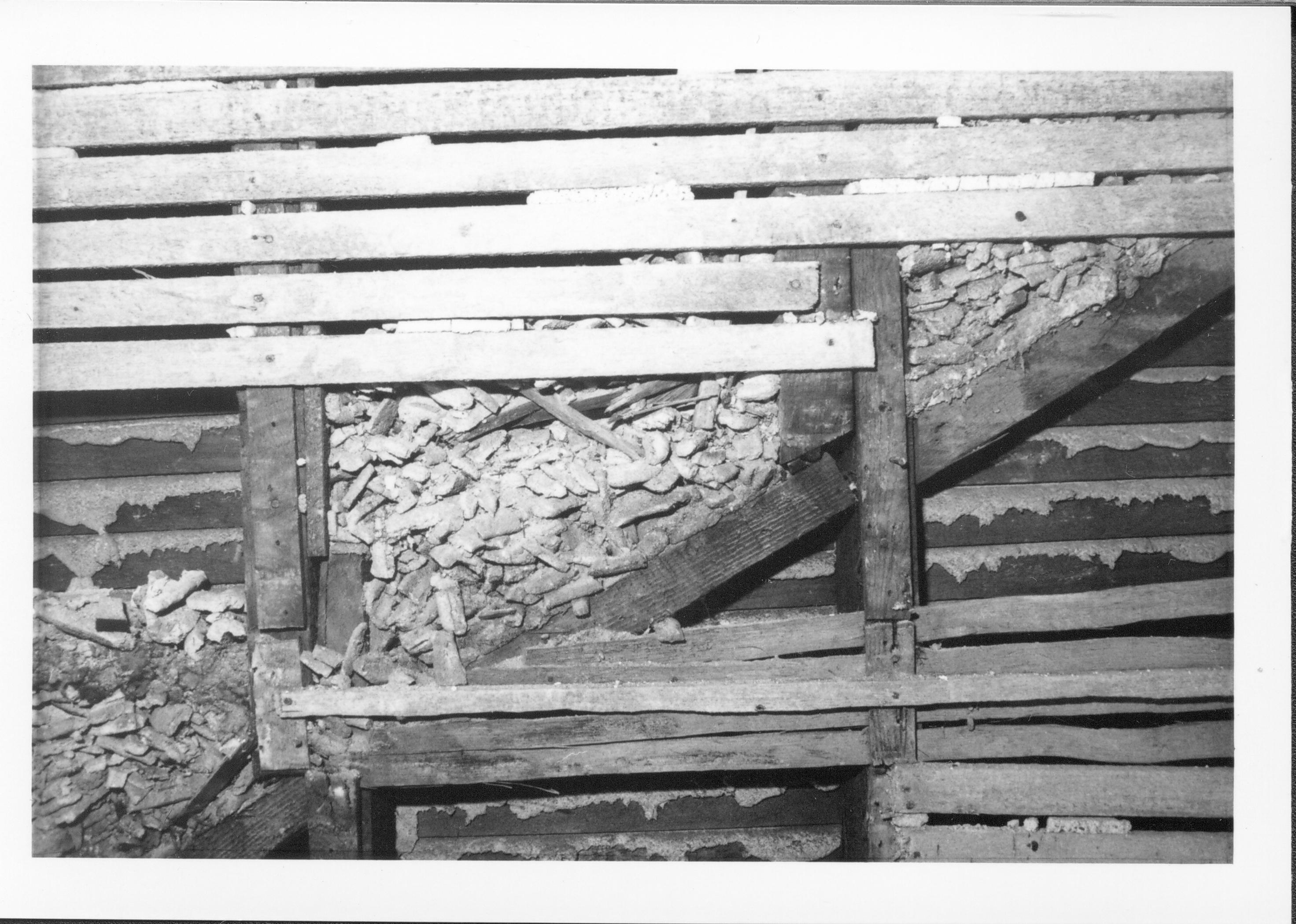 Condell House, lath work and behind. Condell, Lath Work