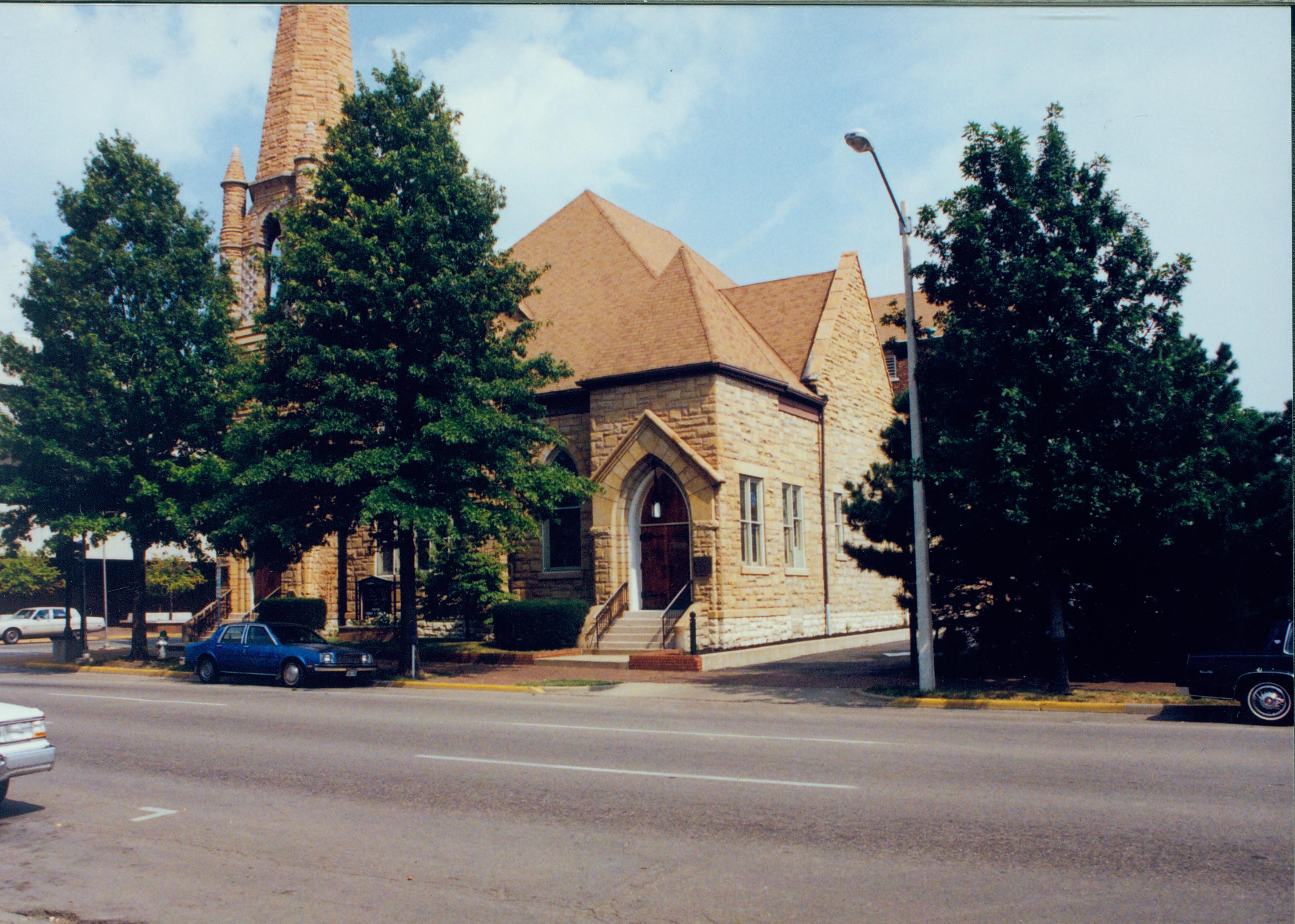 Stone church on corner. Grace Luthern Church Grace Lutheran Church