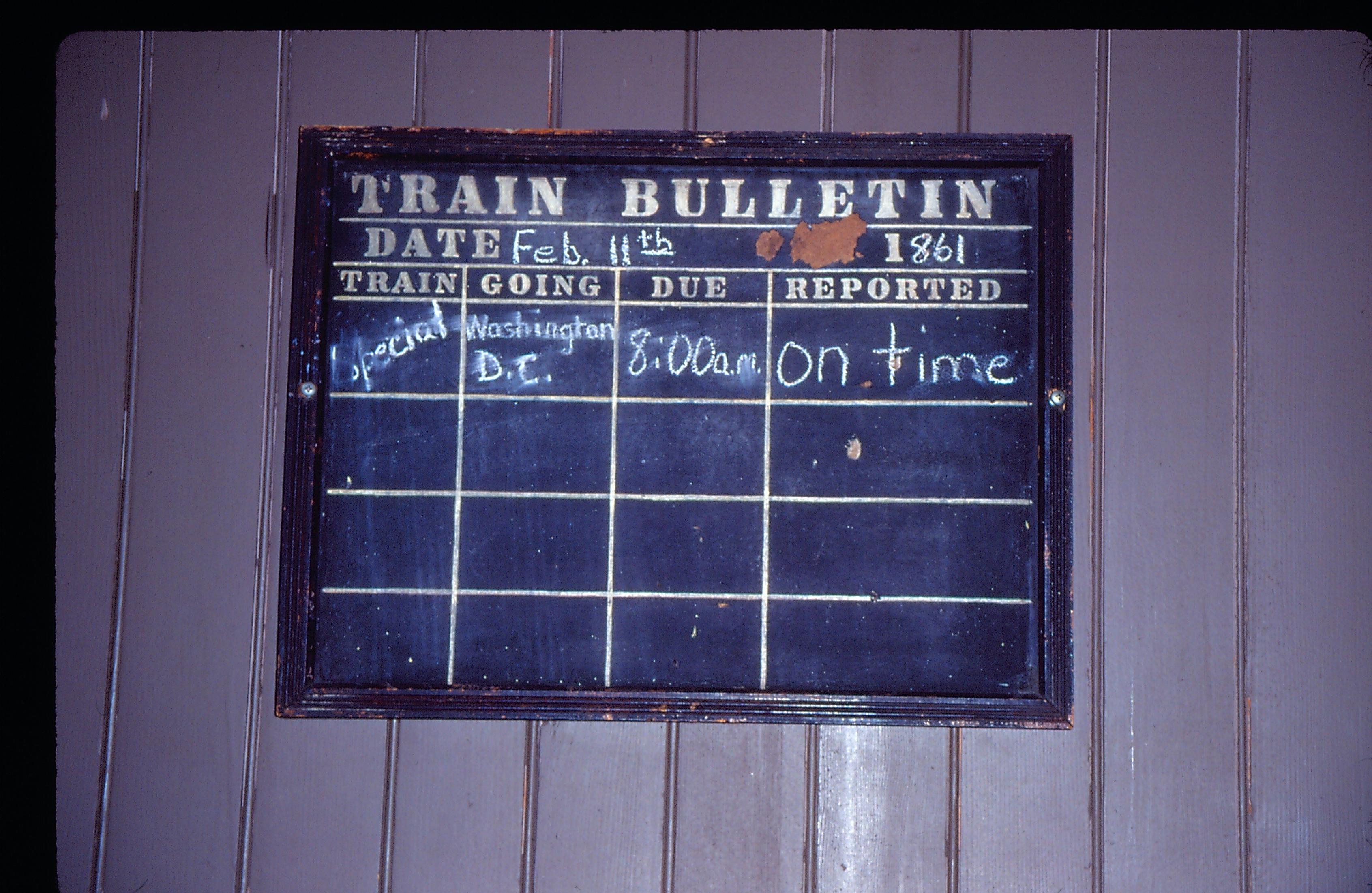 Train Schedule Great Western Depot, Train Station