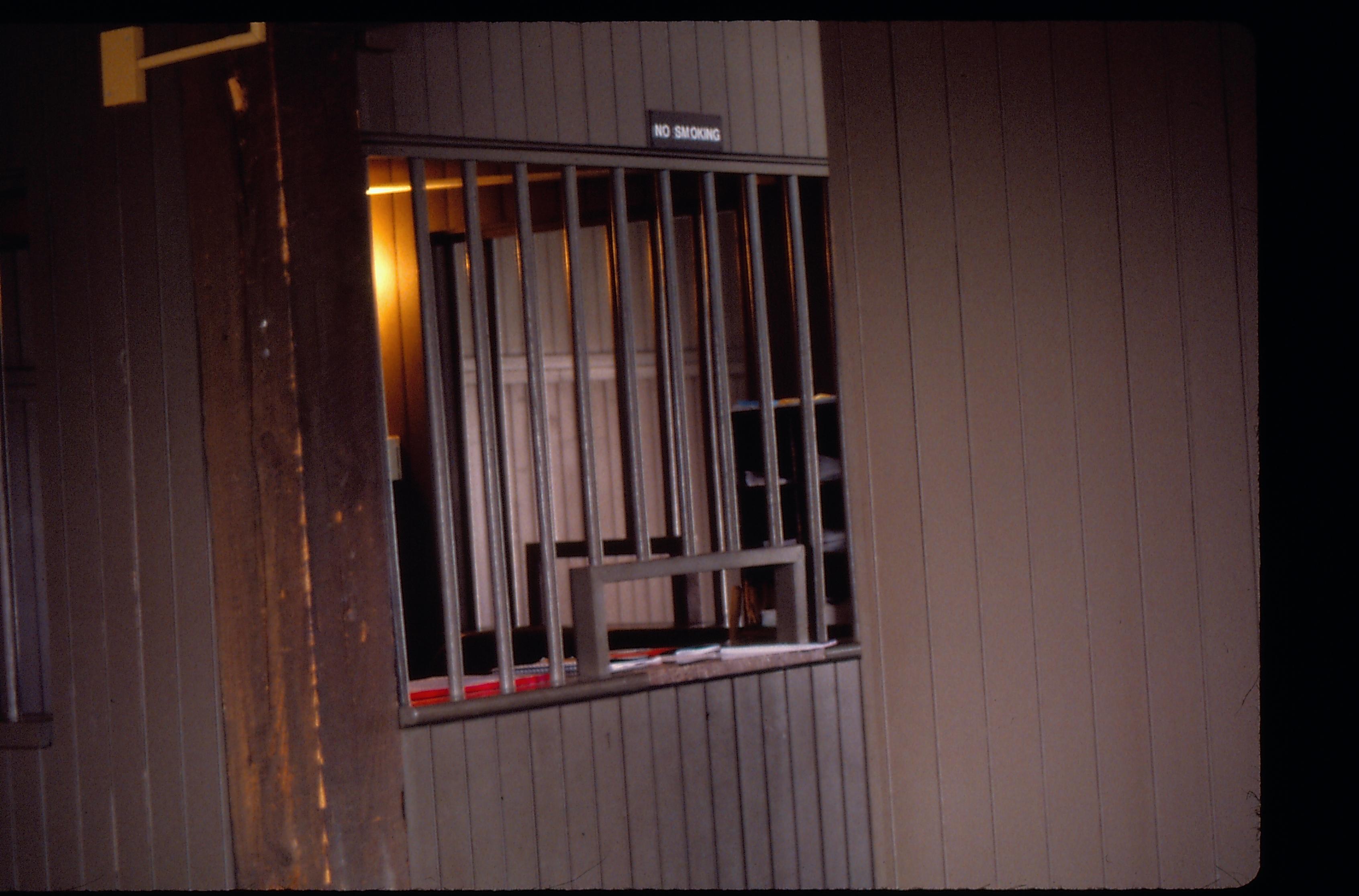 Ticket cage. Great Western Depot, Train Station