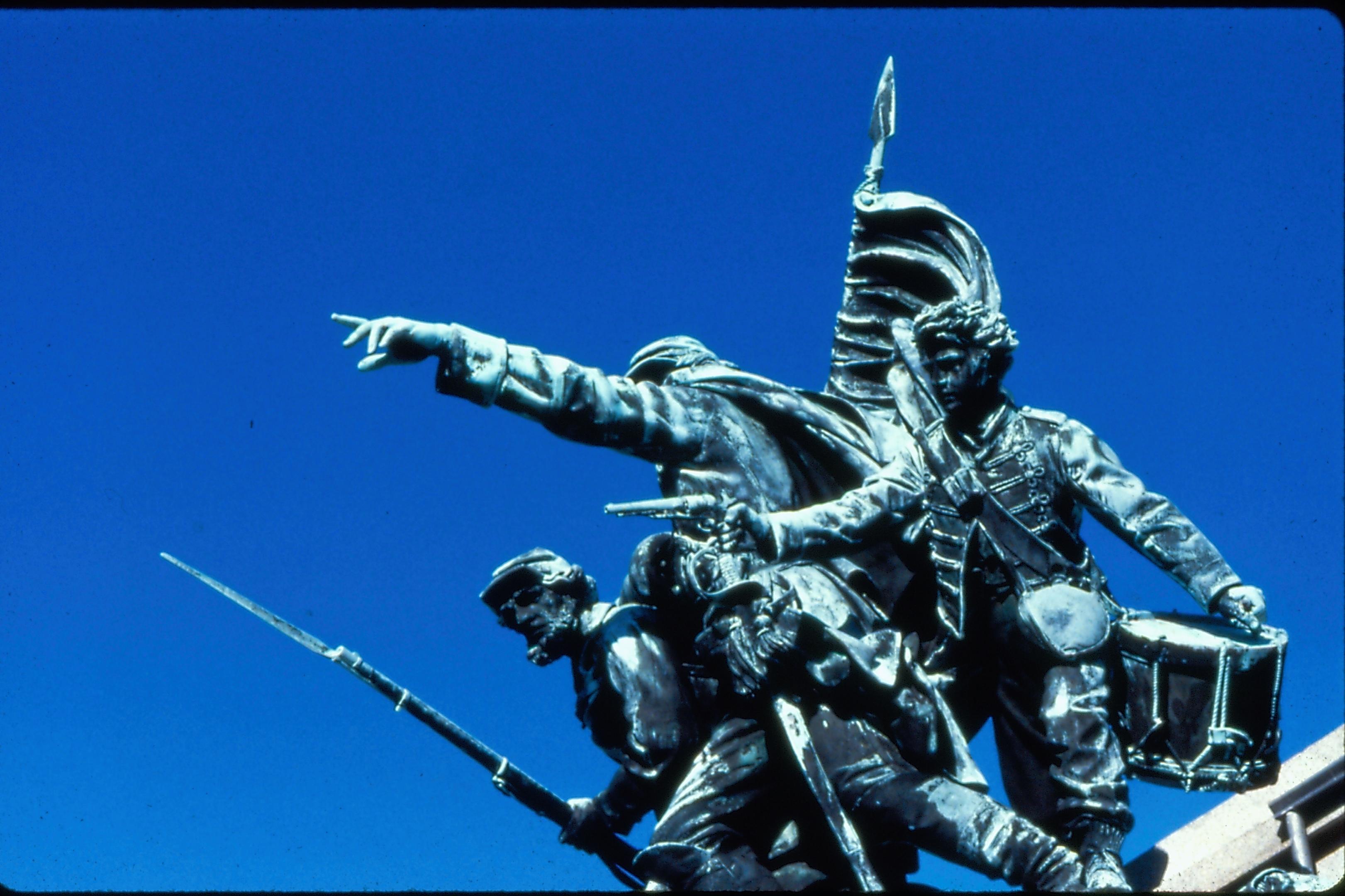 Lincoln Tomb-Infantry statue. Lincoln Tomb