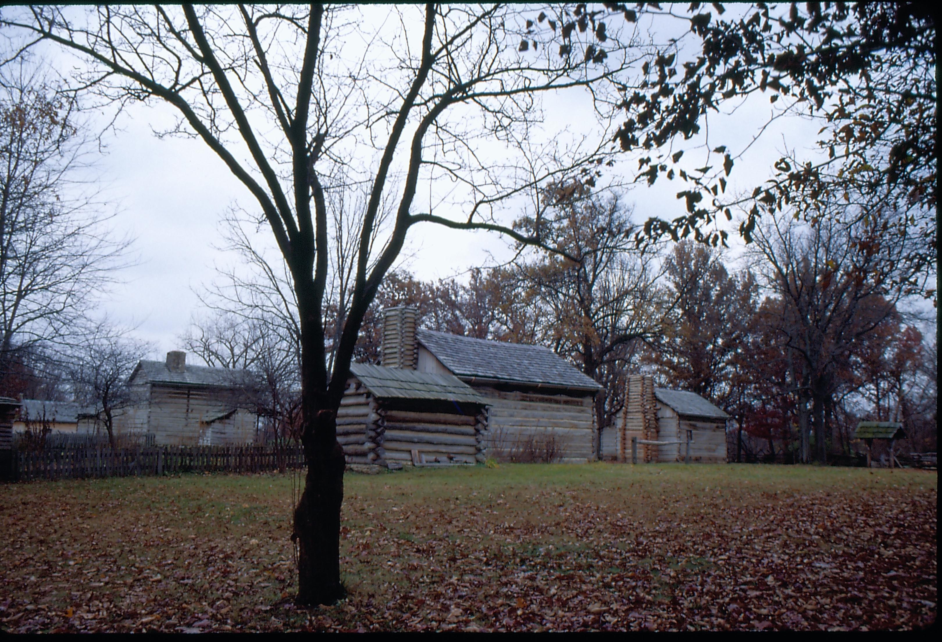 New Salem Group of log cabins. New Salem