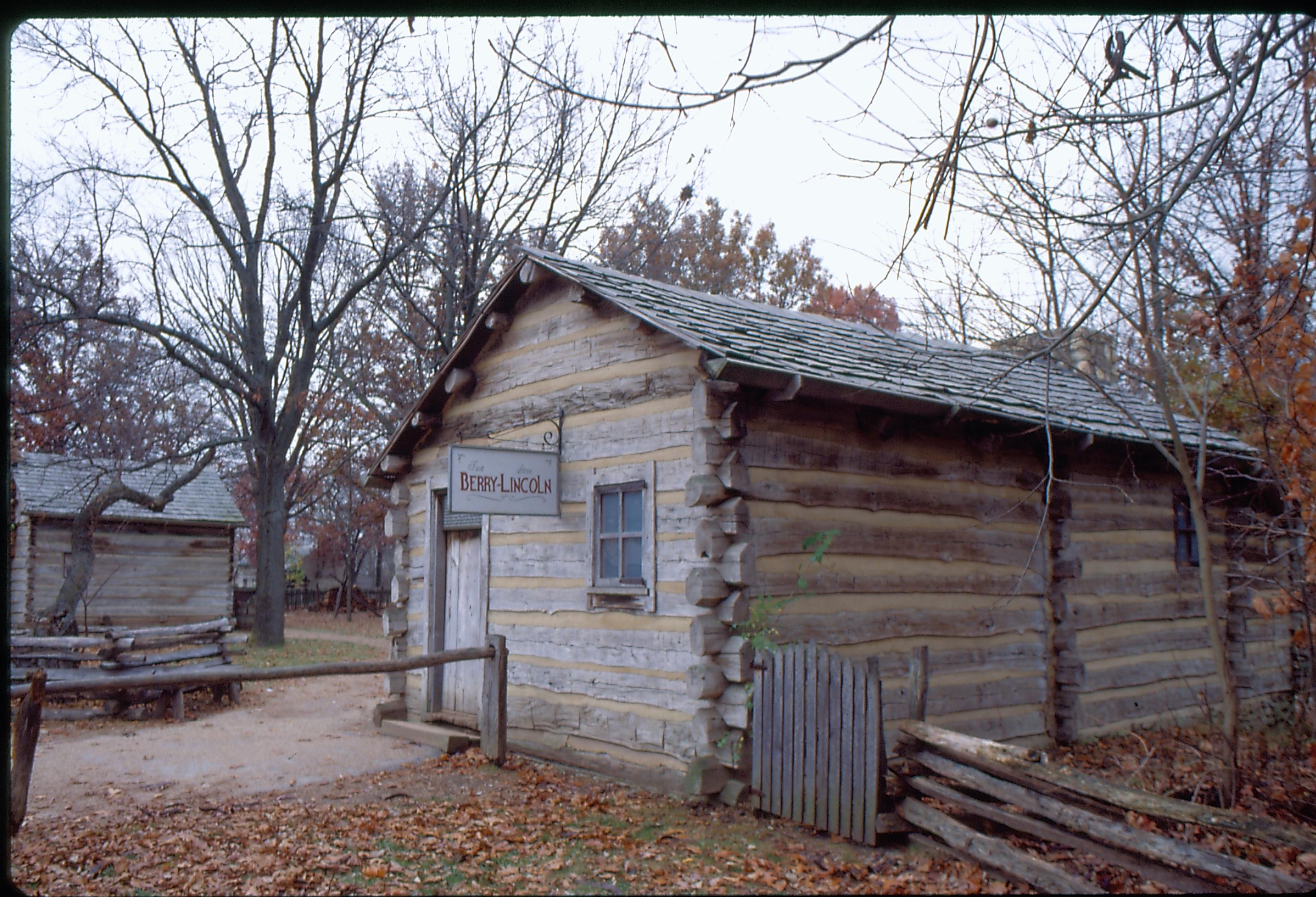 Lincoln's New Salem S.P. Berry-Lincoln store. New Salem