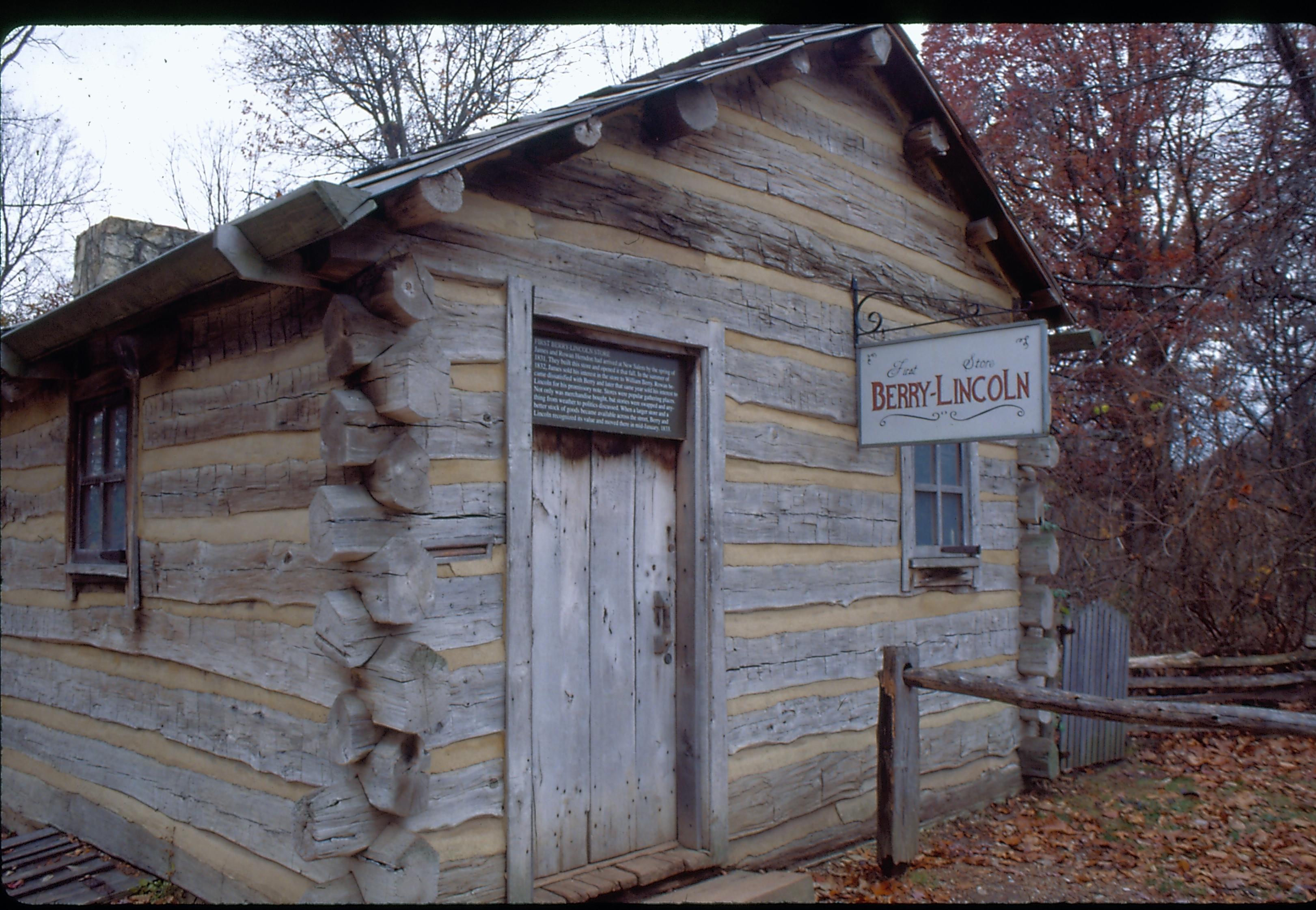 First Berry-Lincoln store, Lincoln's New Salem New Salem