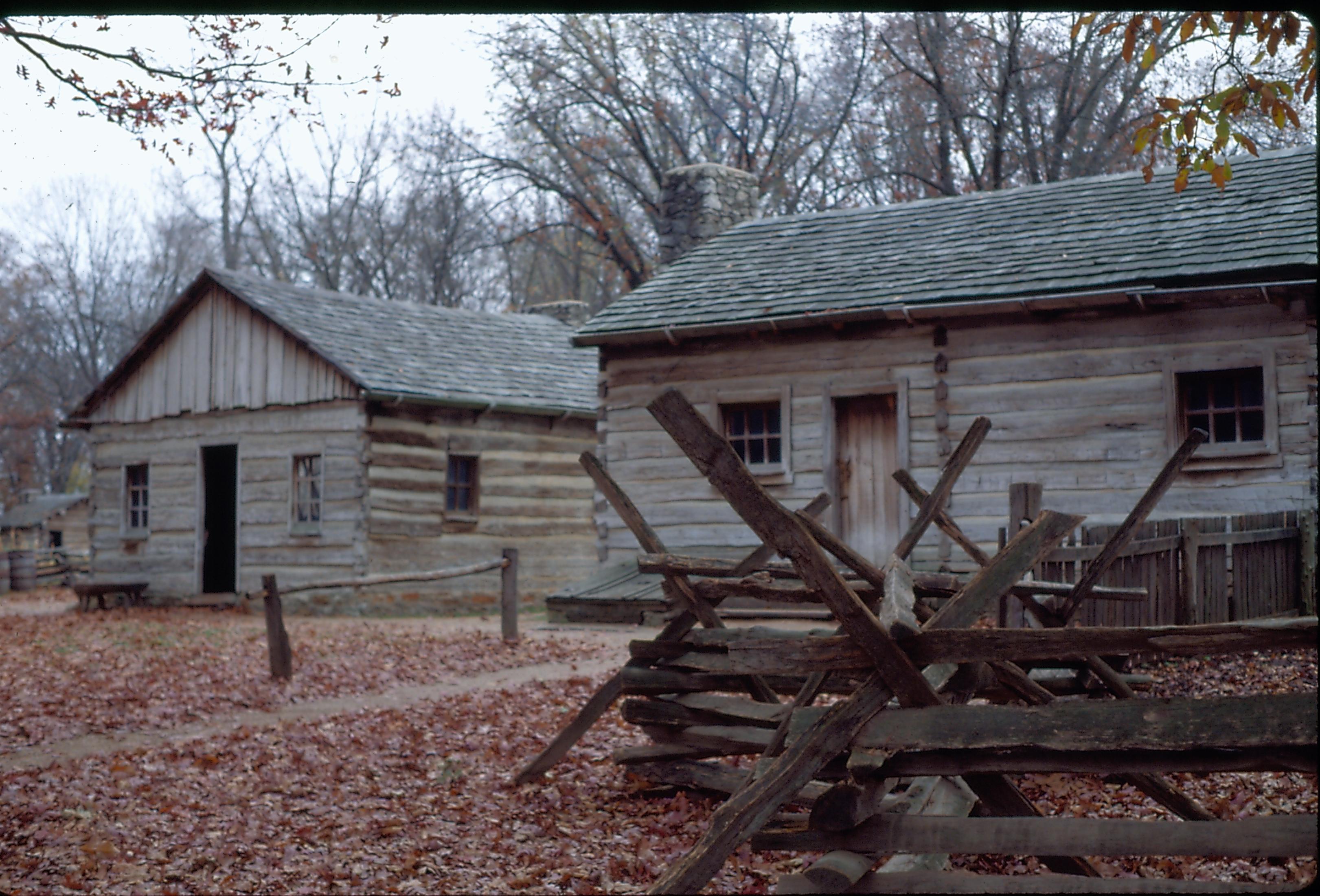 New Salem Two log cabins New Salem