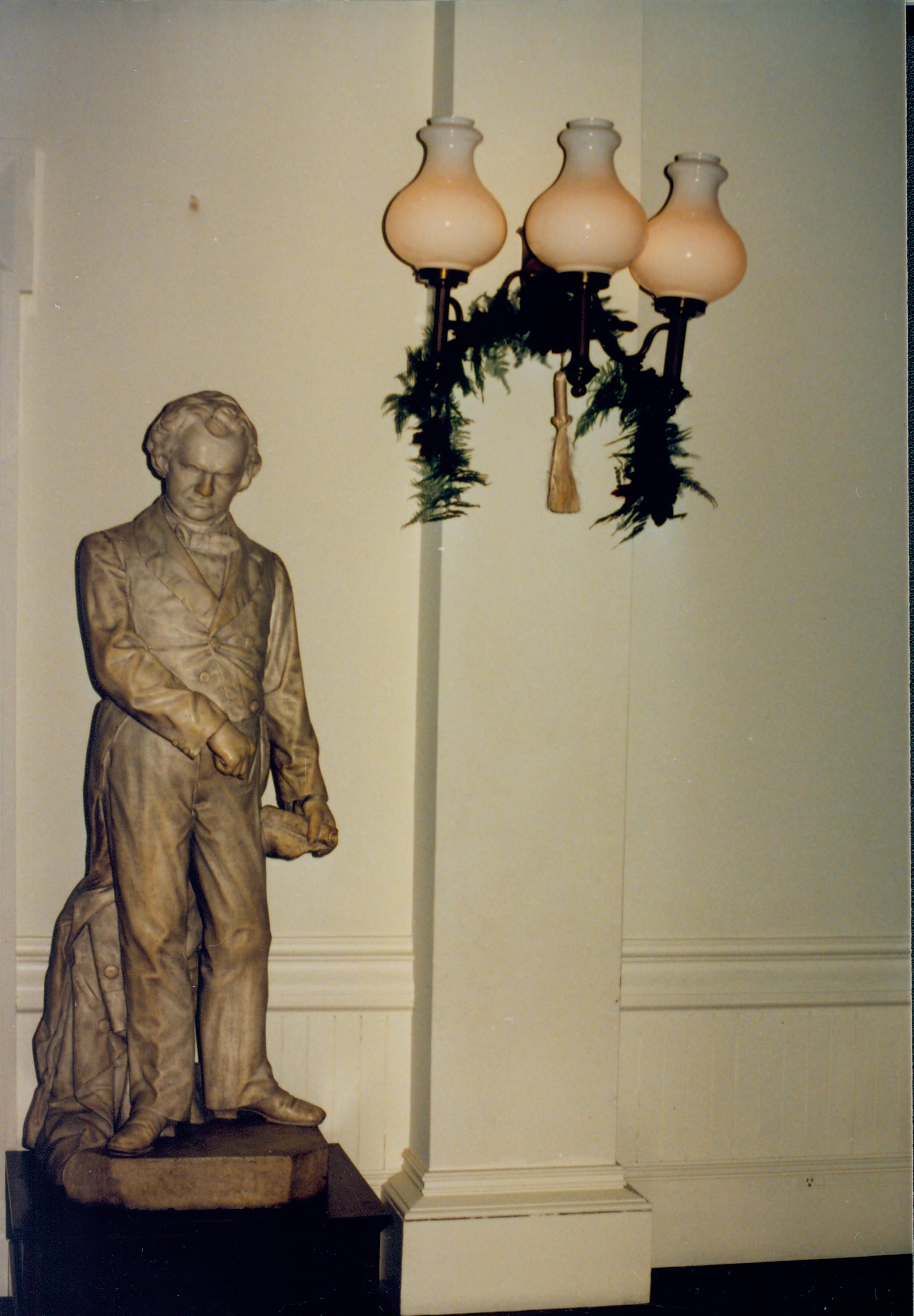 Stephen A. Douglas statute. Old State Capitol, Springfield, IL. Old State Capitol, Decorations