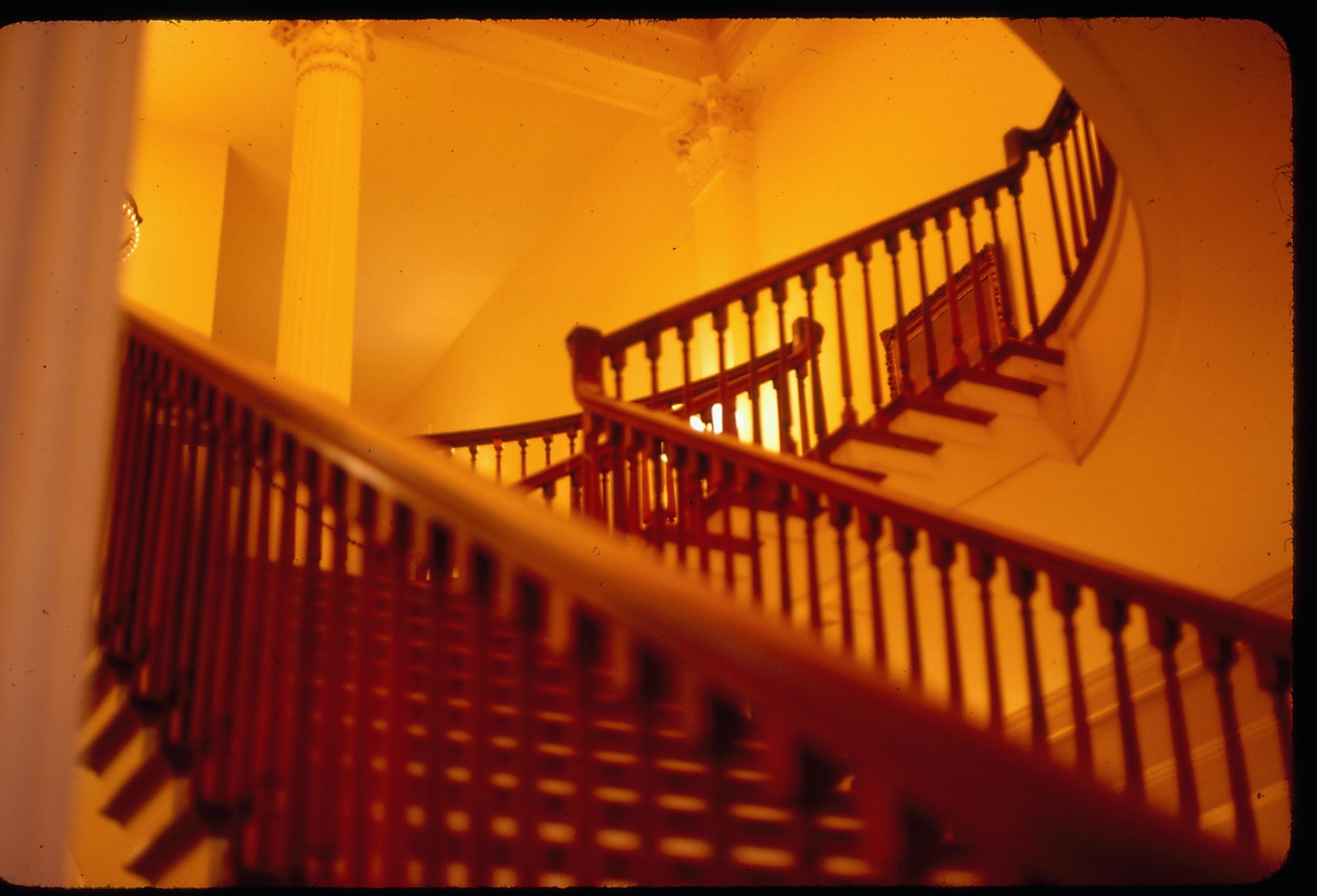 Rotunda stairway. Old State Capitol, Springfield, IL. Old State Capitol