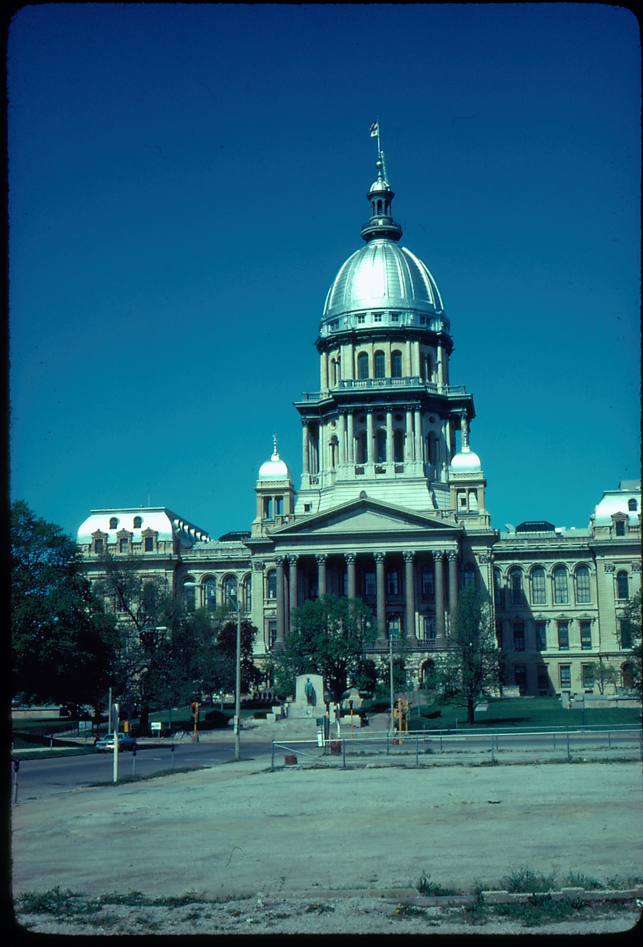 Illinois State Capitol, front. New State Cap. New State Capitol