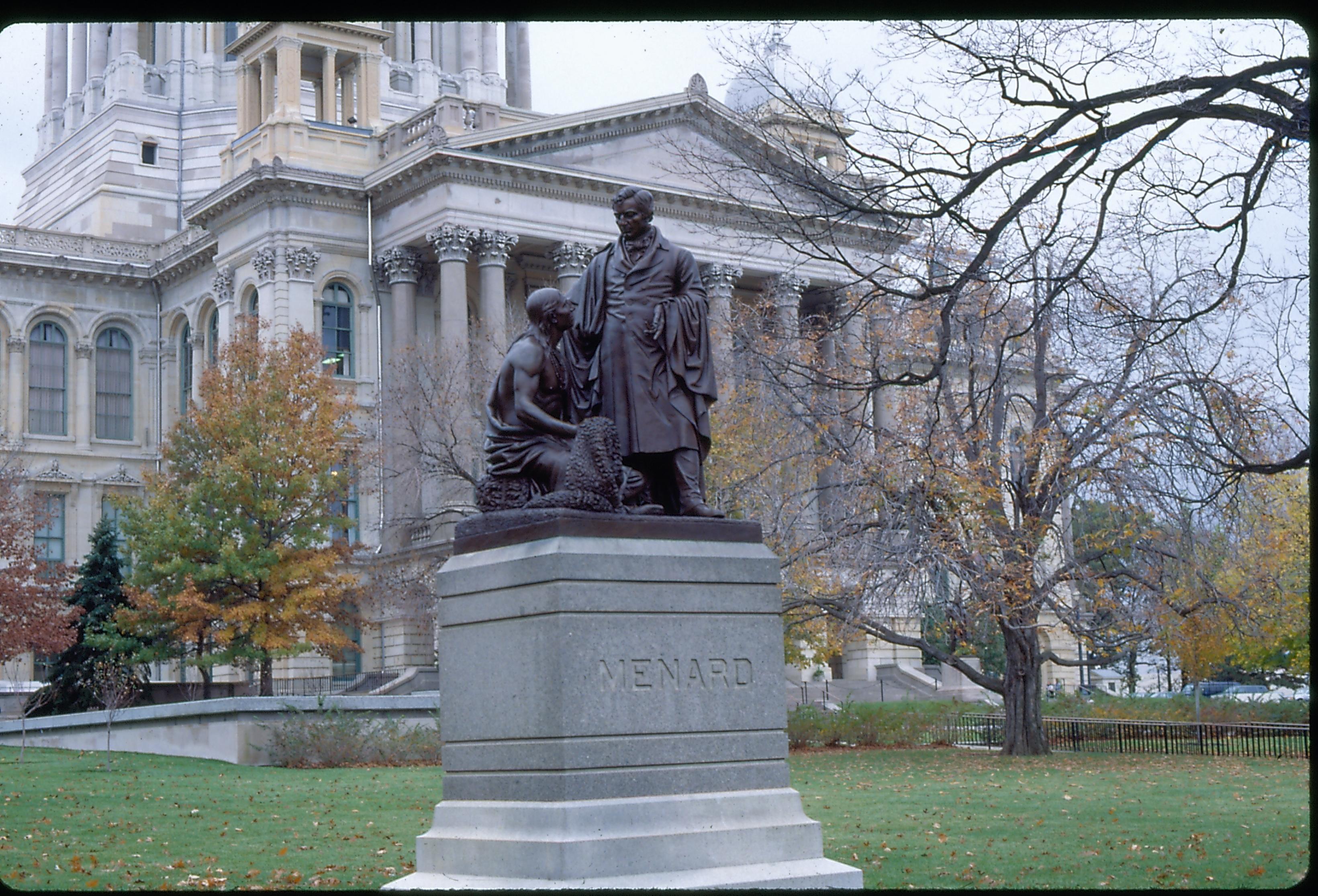 Illinois State Capitol New State Cap.-Menard sculpture. New State Capitol