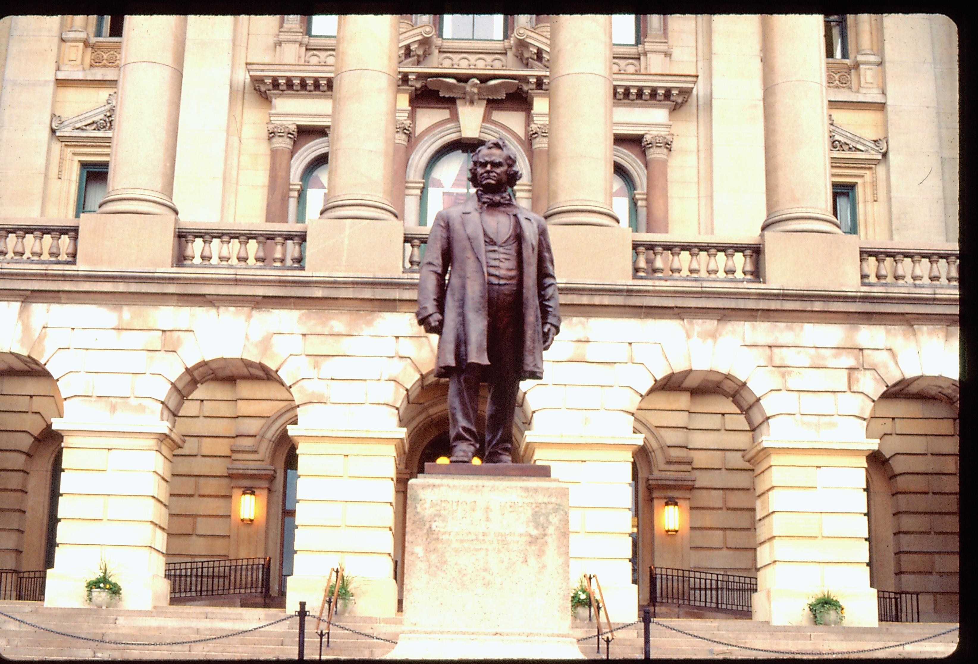 Douglas Statue - Ill. State Capitol New State Cap. New State Capitol