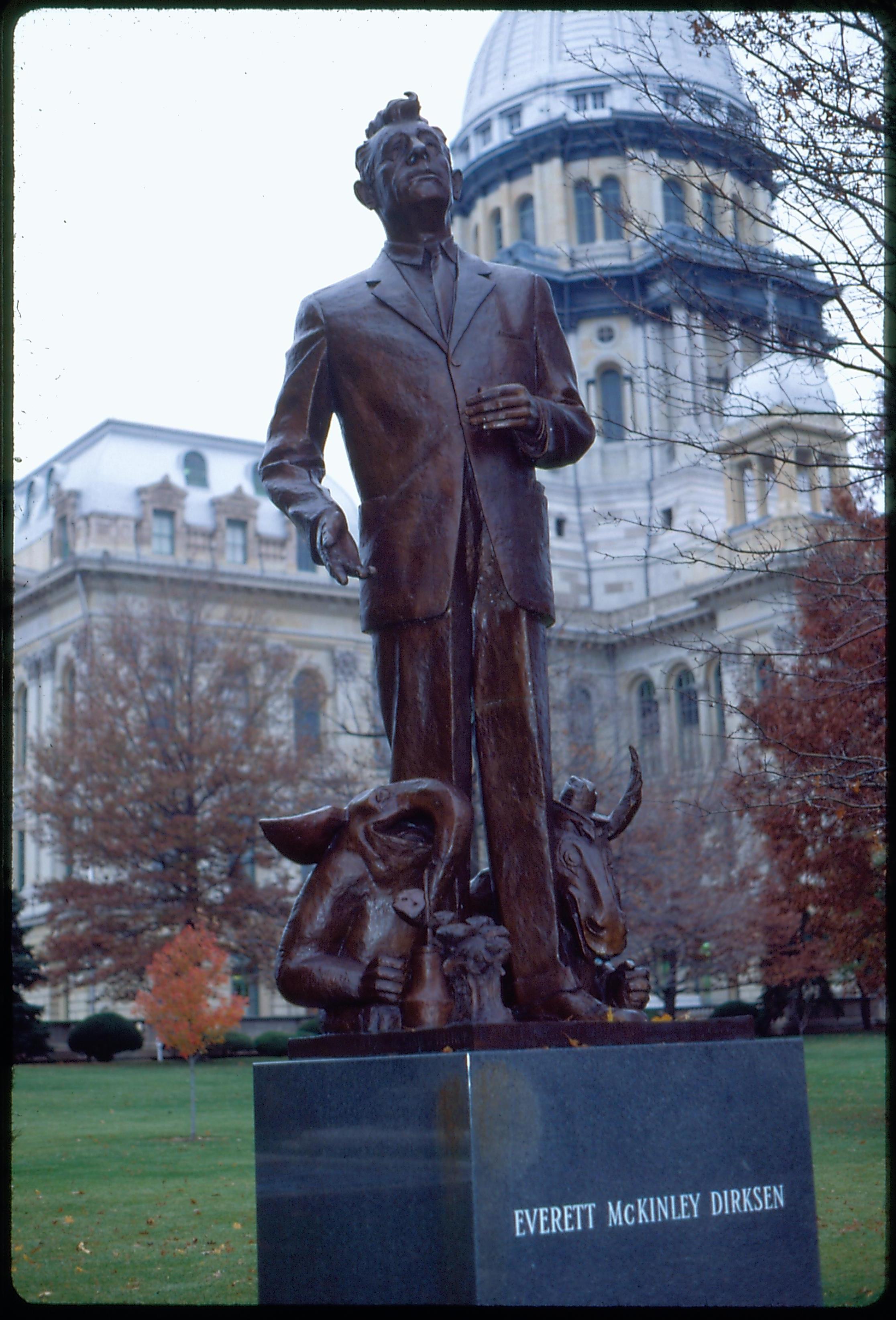 Illinois State Capitol New State Cap.-Everett Dirksen statute. New State Capitol