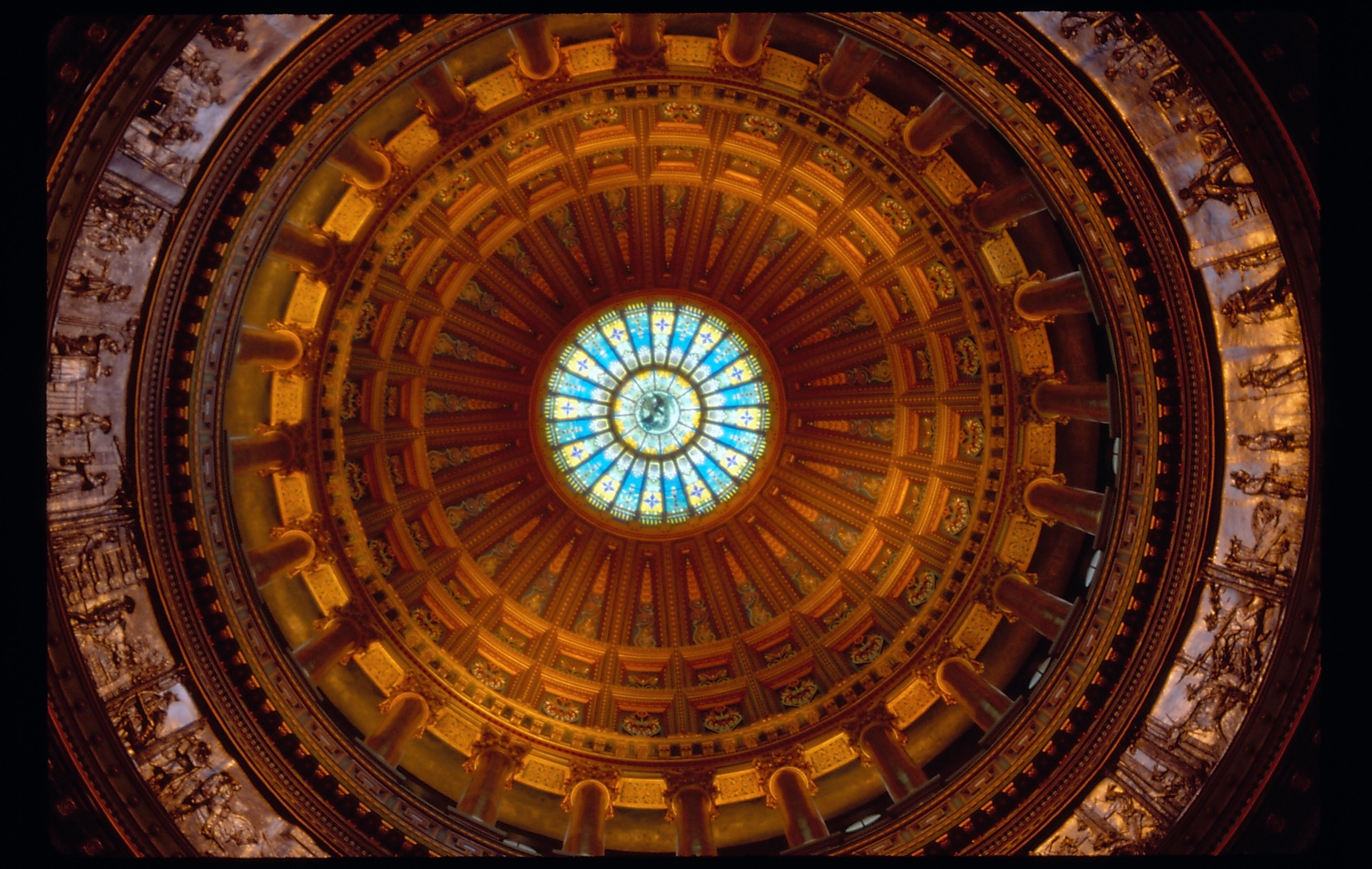 New State Capitol, inside dome. New State Cap. New State Capitol