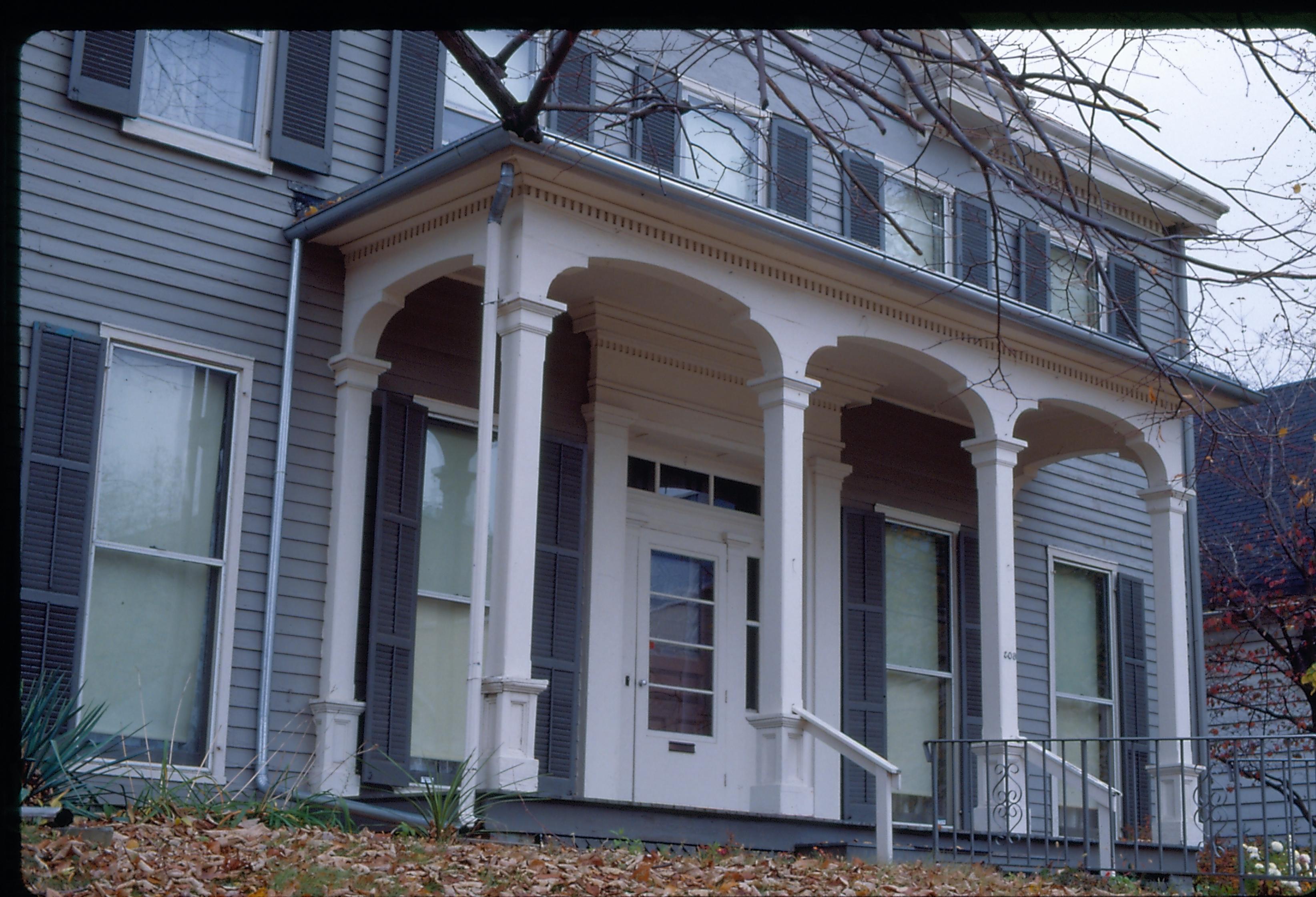 Vachel Lindsey Home front elevation. Lindsay Home Vachel Lindsay House