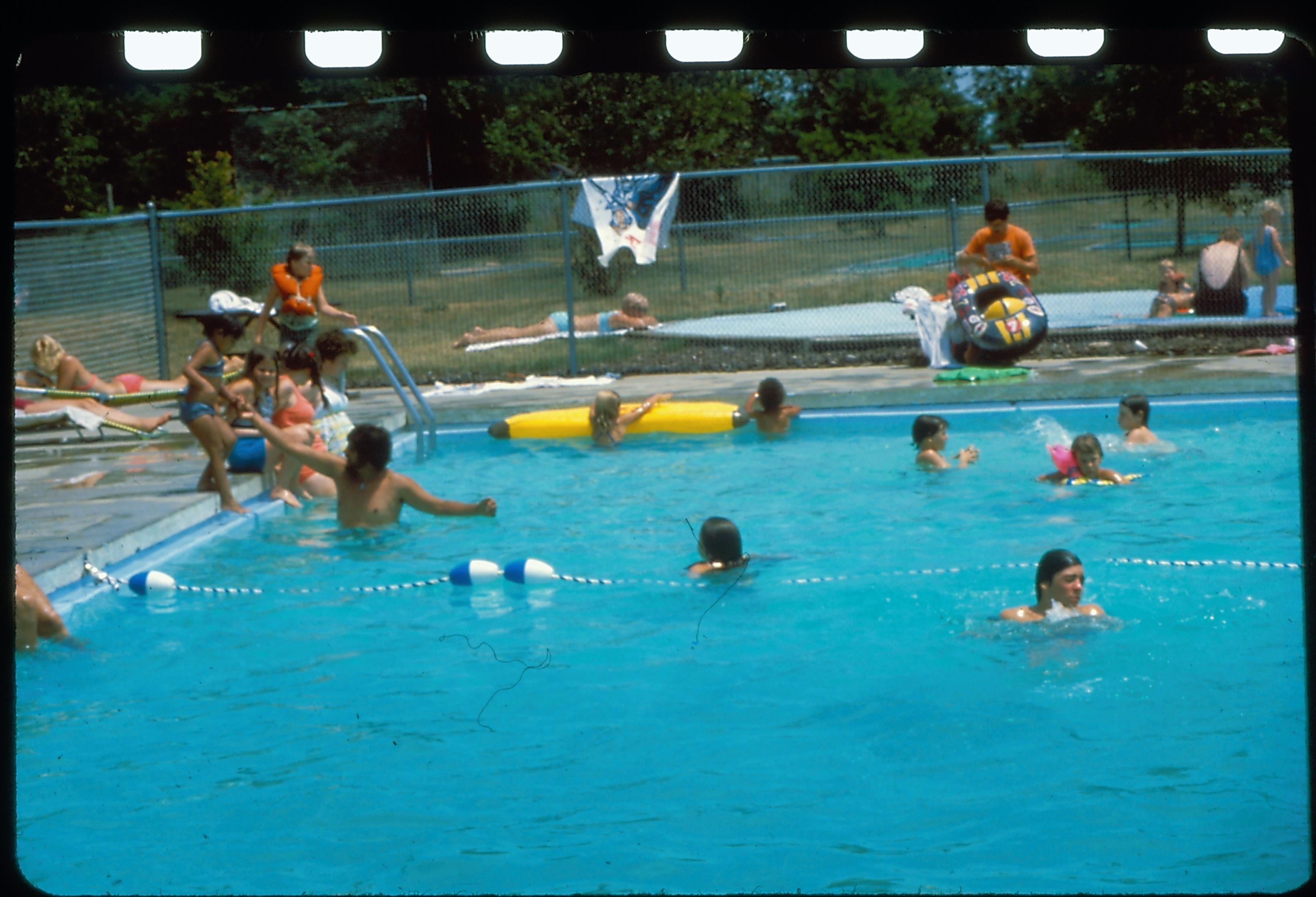 Swimming Outdoor pool. Swimming
