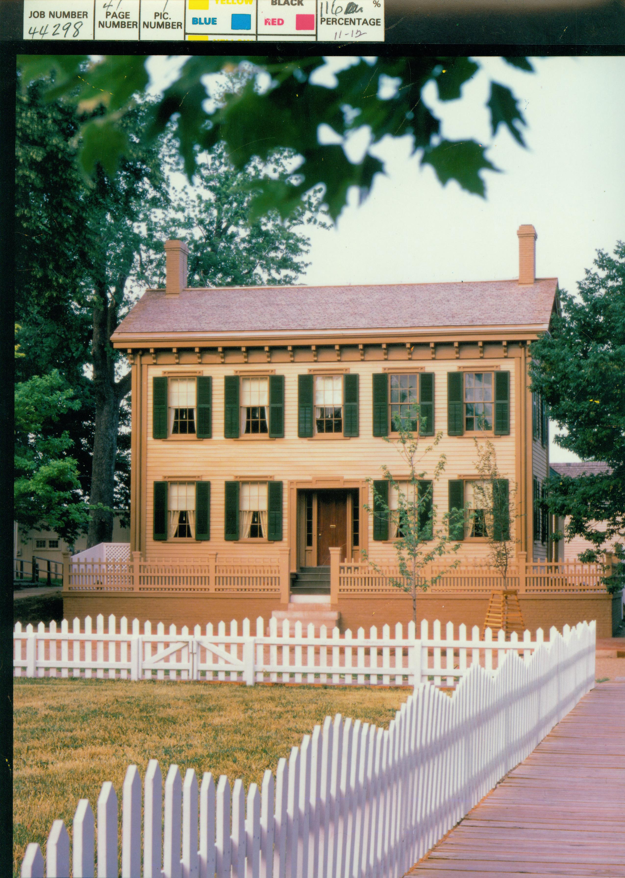 Restoring Mr. Lincoln's Home Job#44298; PG41; PIC1 Lincoln Home, Historical