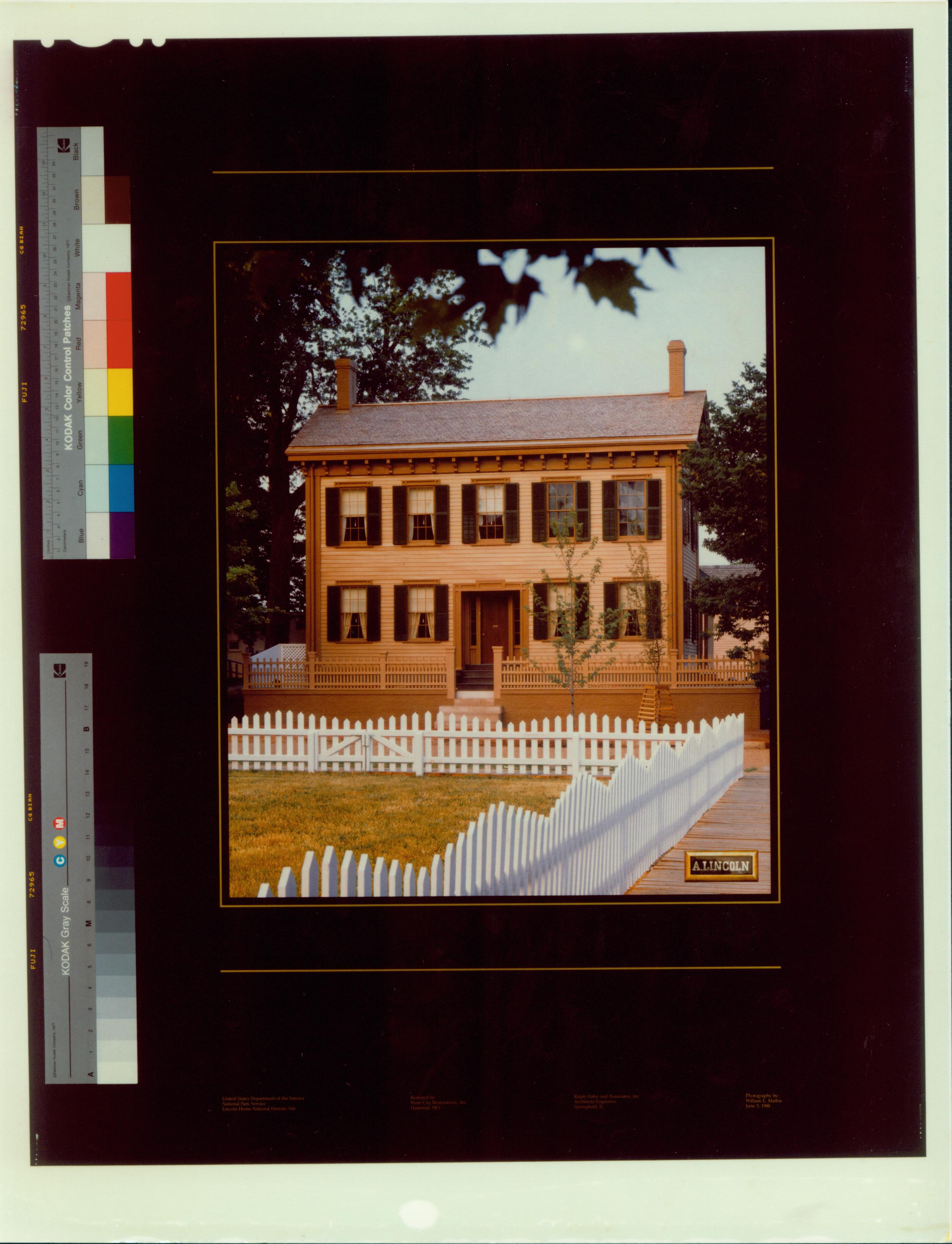 Restoration Poster Lincoln Home, Historical