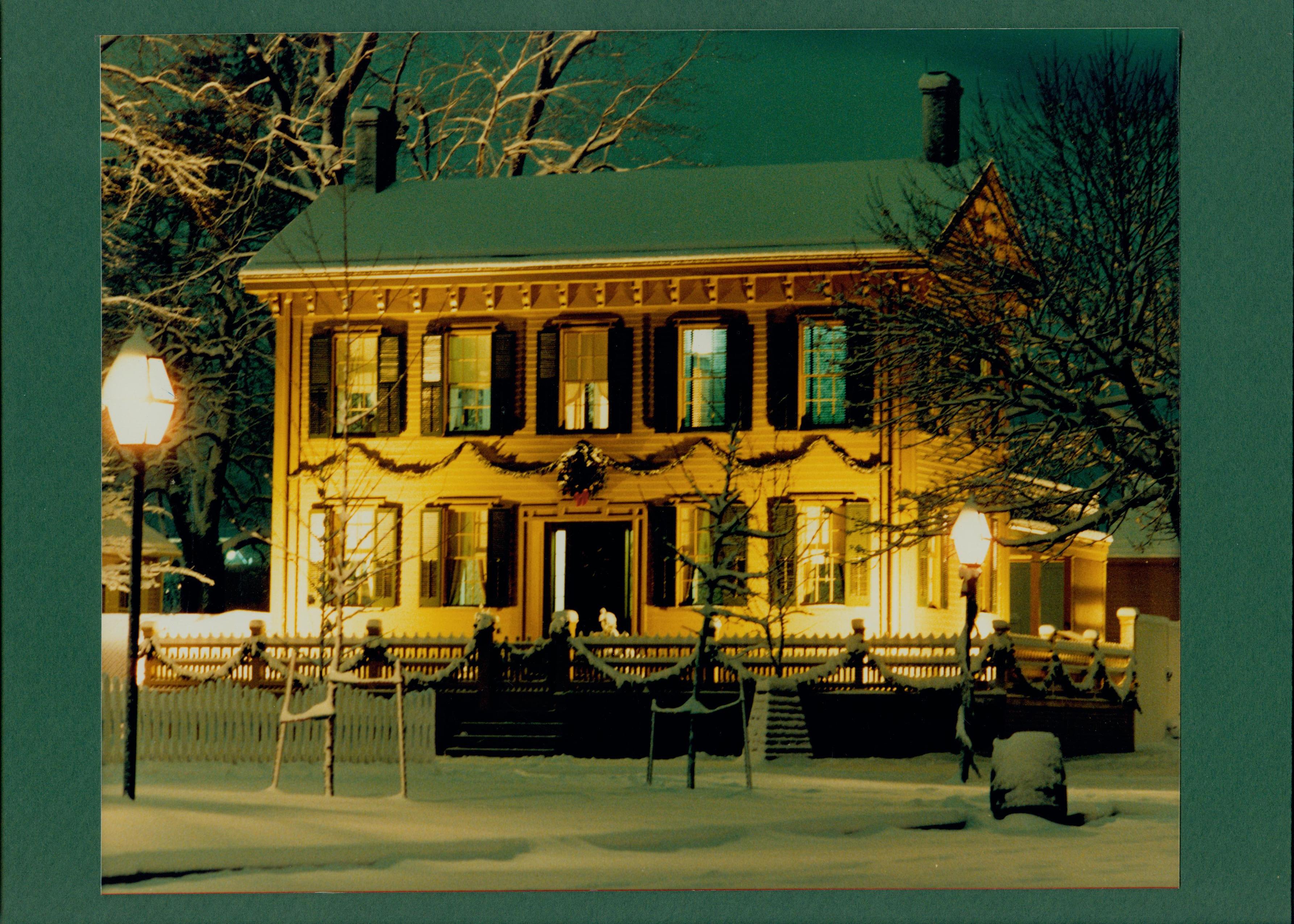 X-mas in Mr. Lincoln's Neighborhood Lincoln, Home, Christmas, Snow