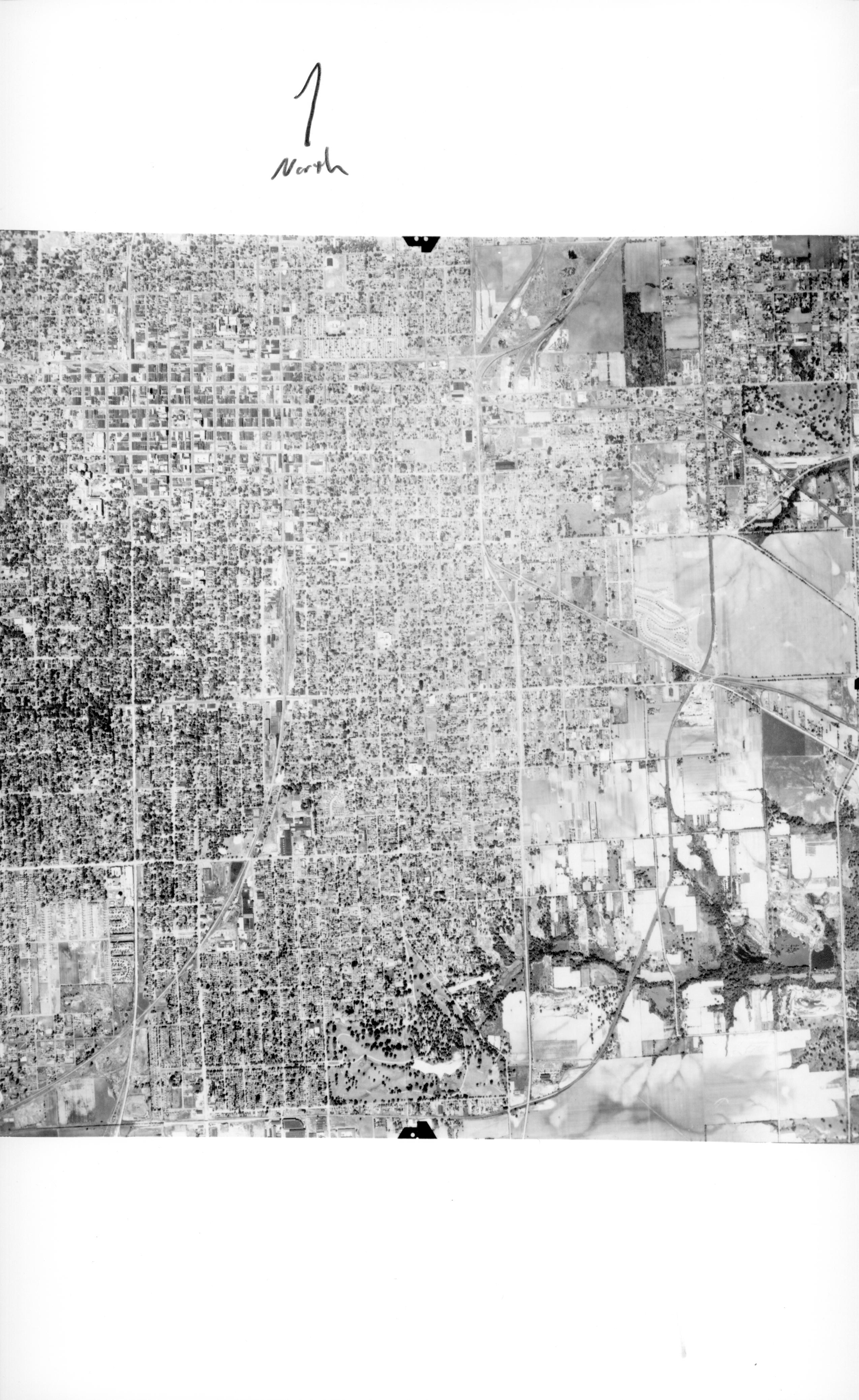 Aerial Photo #BHD-26-56; 1950; Springfield, IL Springfield, Aerial Photograph