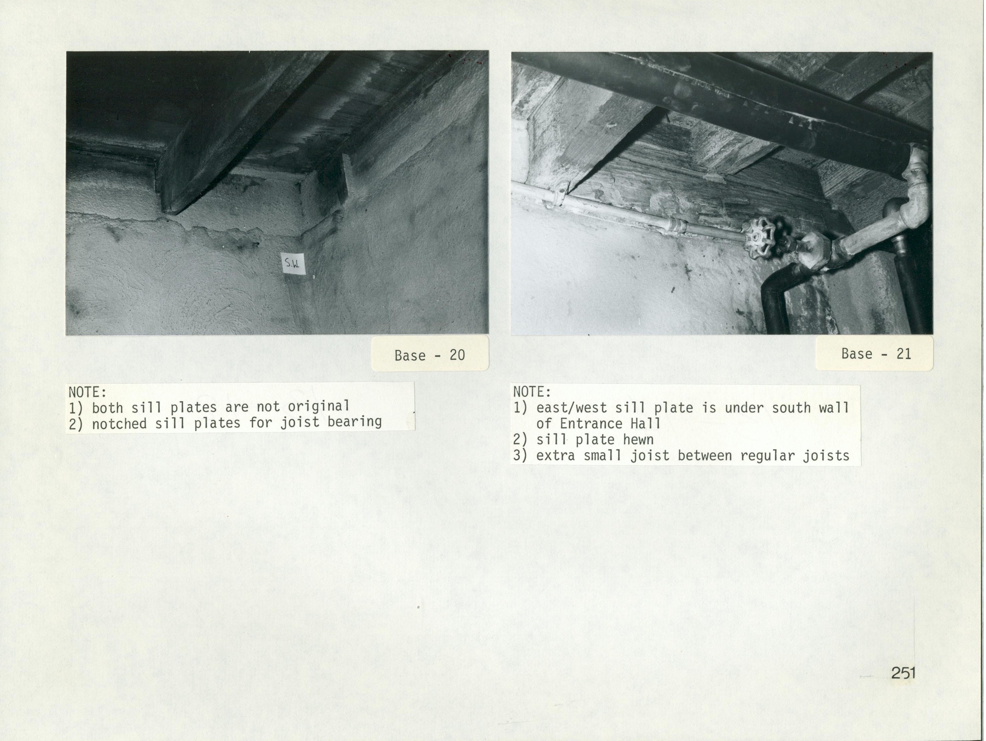 Basement - Perimeter Still Plate P20 and P21 