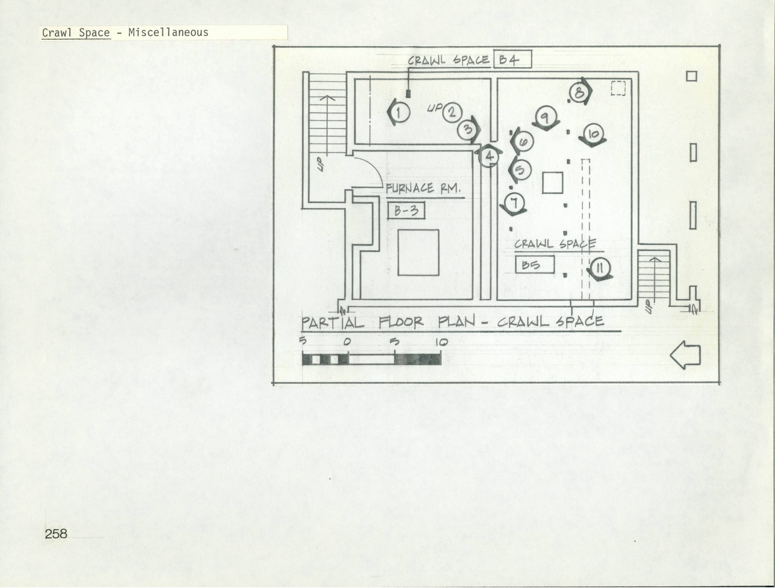 Crawl Space - Miscellaneous Partial Floor Plan - Crawl Space 