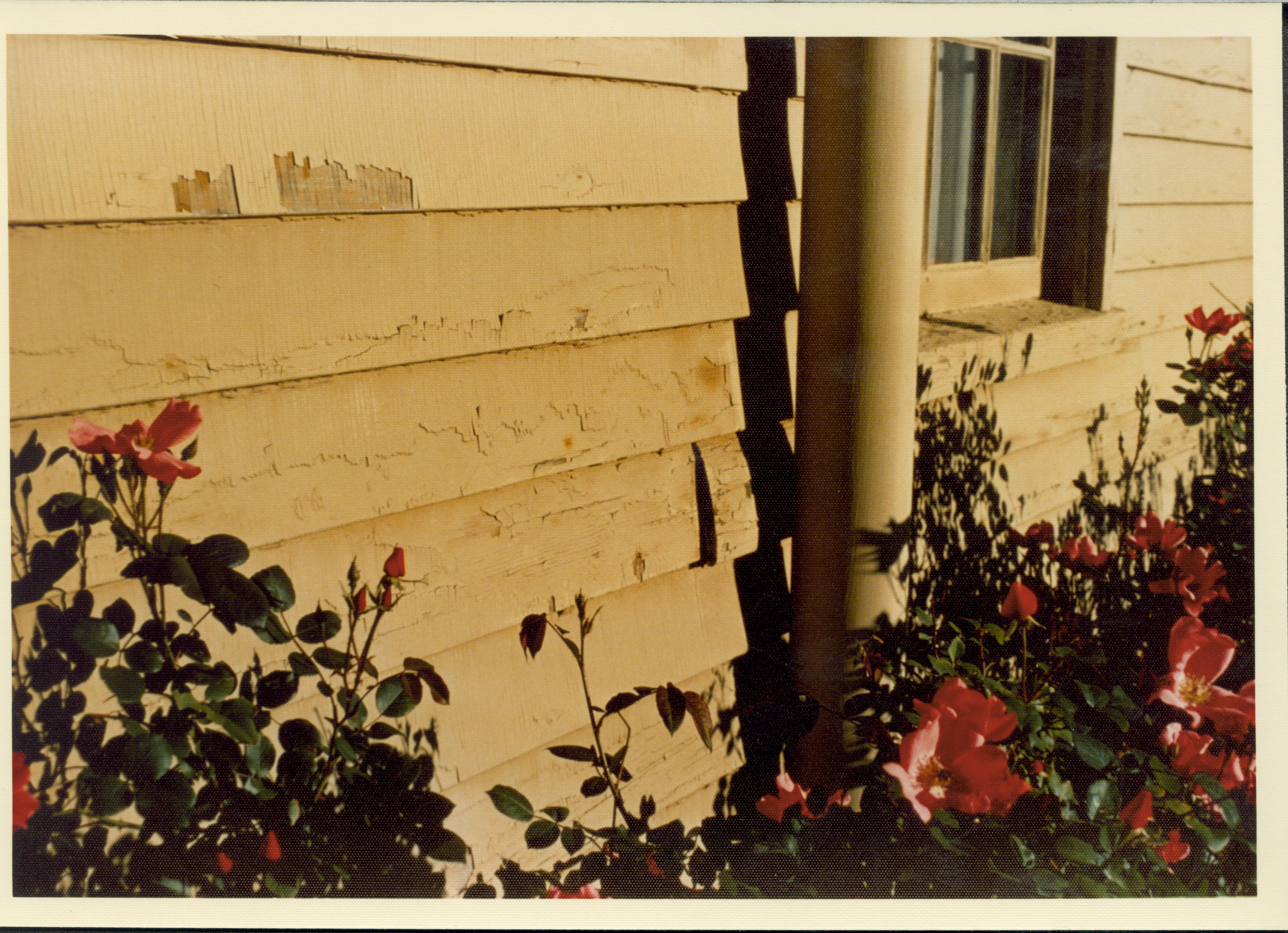 Lincoln Home - Back of House neg#17, class#2 Lincoln, home, maintenance, woodwork, painting, detail