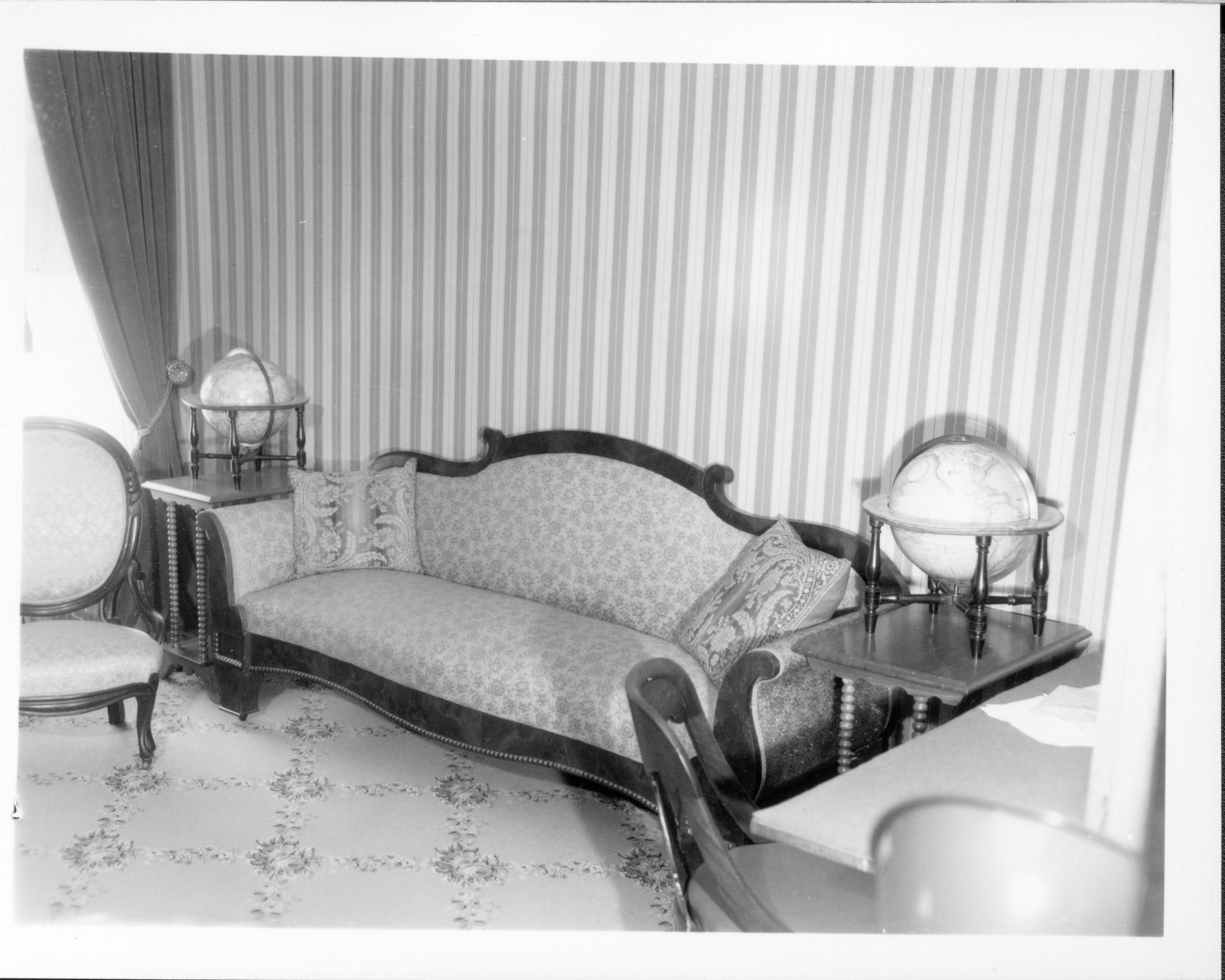 Rear Parlor - Lincoln Home neg.#61, class.#310 Lincoln, Home, Sitting, Room, Parlor