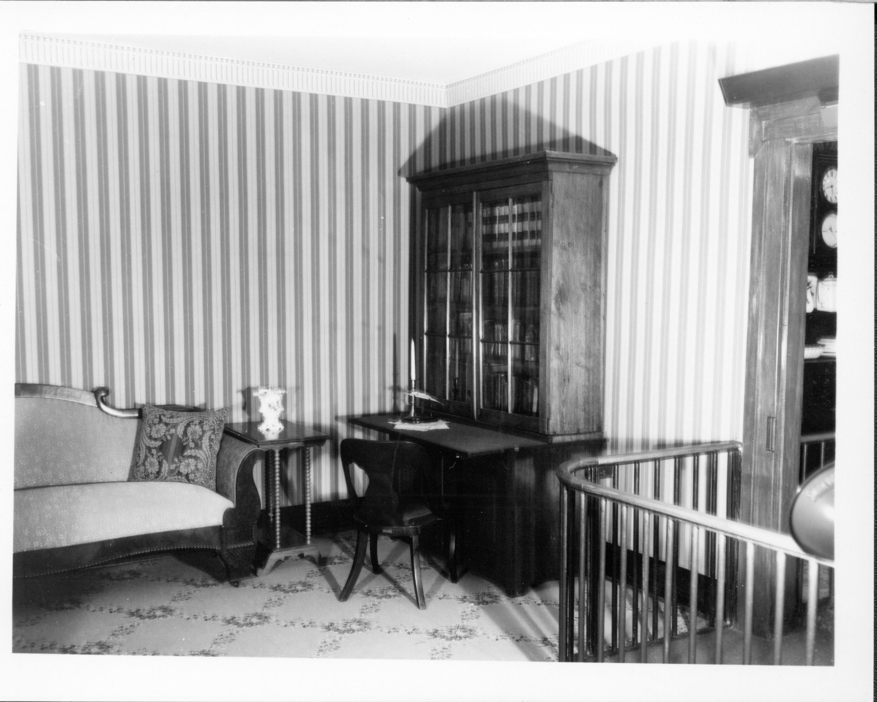 Rear Parlor - Lincoln Home neg.#62, class.#310 Lincoln, Home, Sitting, Room, Parlor