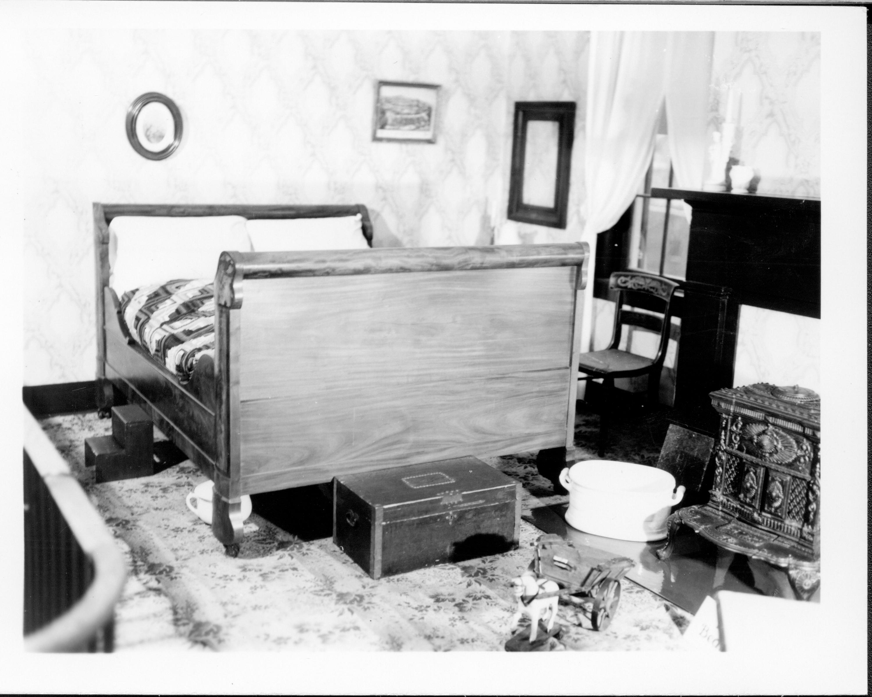 Boy's Bedroom - Lincoln's Home neg.#30, class.#310 Lincoln, Home, Guest Bedroom, Boy's Bedroom