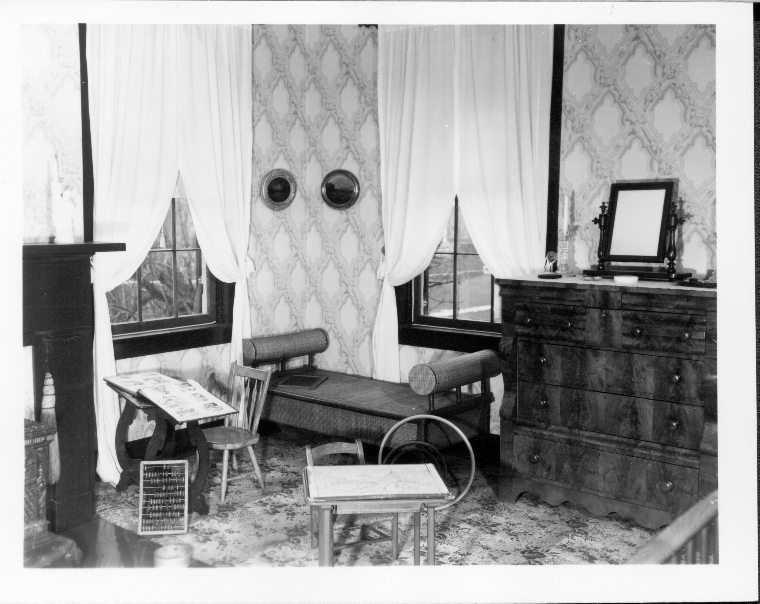 Boy's Bedroom - Lincoln's Home neg.#31, class.#310 Lincoln, Home, Guest Bedroom, Boy's Bedroom